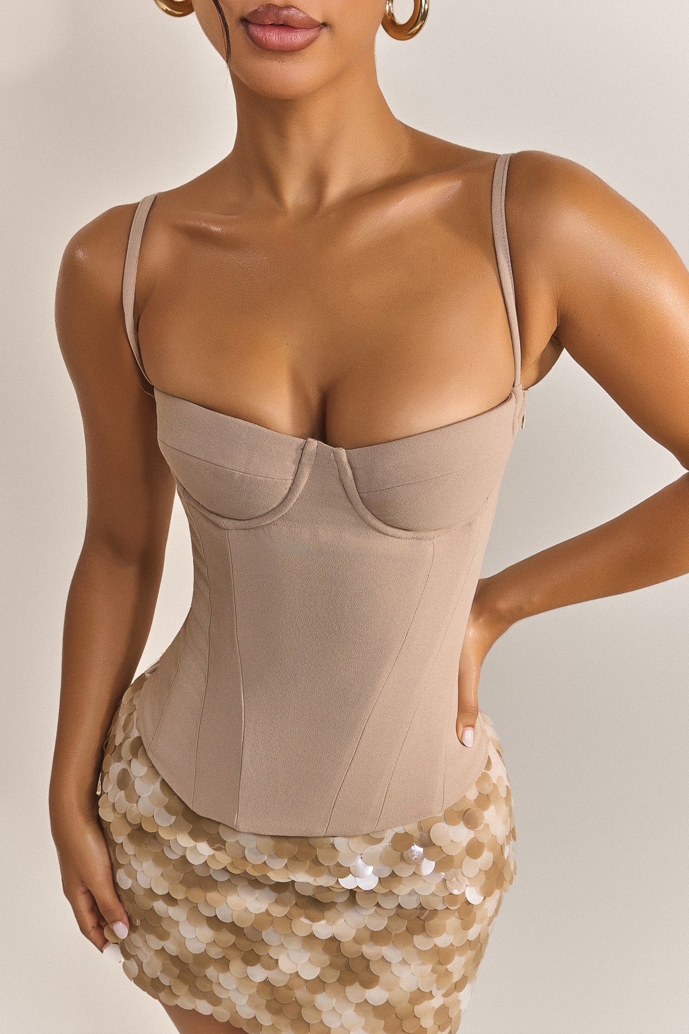 1050-the-everly-lace-up-corset-top-in-stone-2.jpg The Everly Lace Up Corset Top in Stone