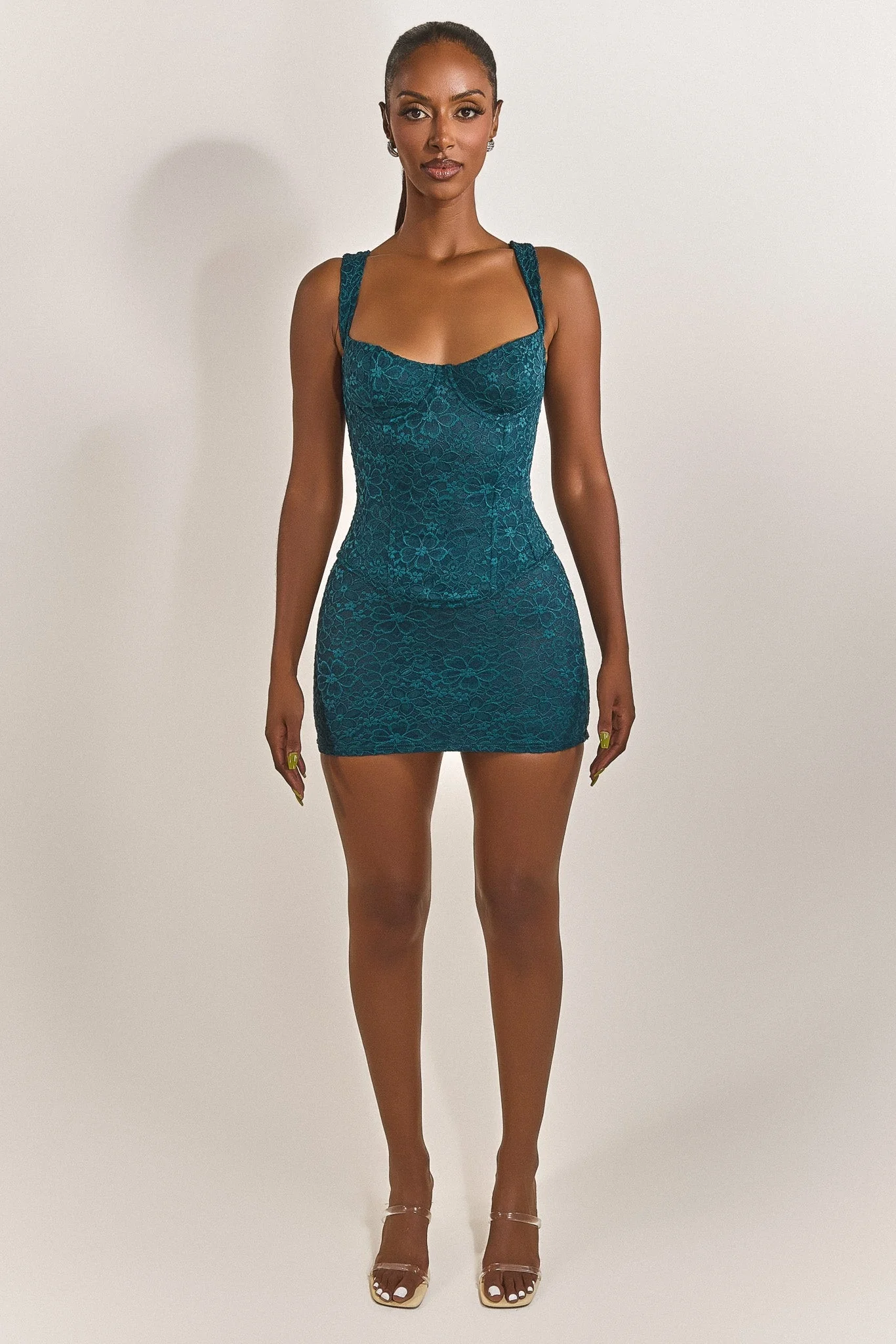 1708-the-cinched-lace-mini-skirt-in-teal-1.webp The Cinched Lace Mini Skirt in Teal