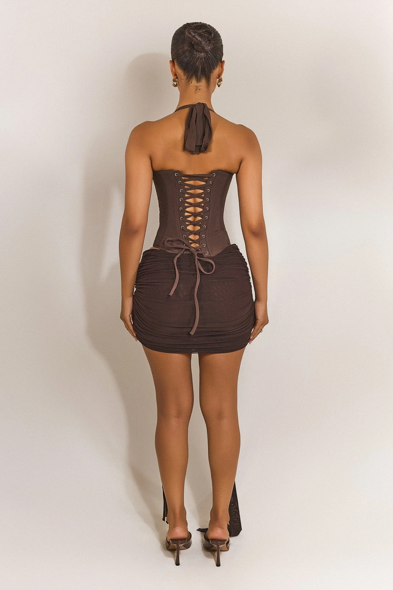 The Zadie Top In Brown