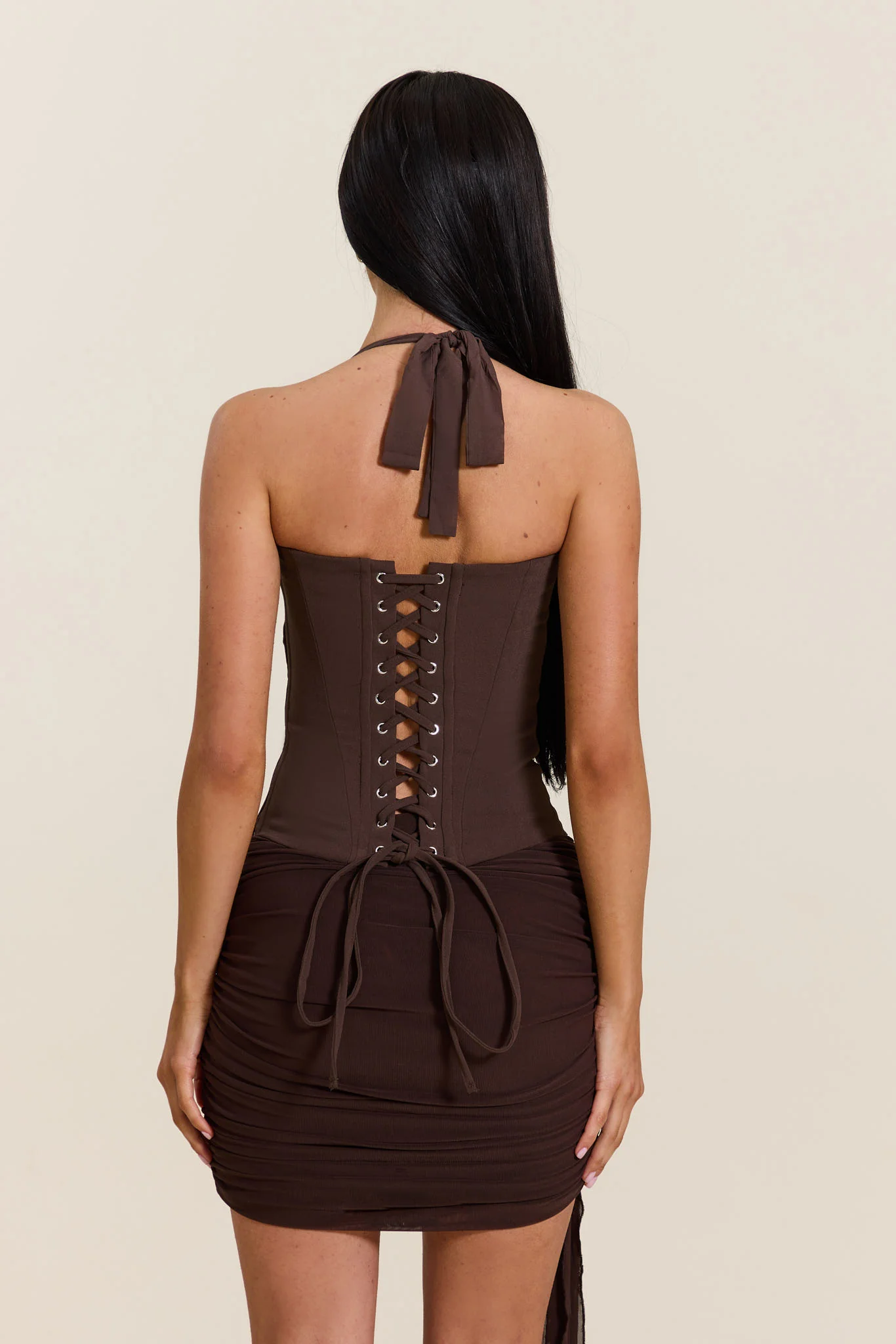 The Zadie Top In Brown