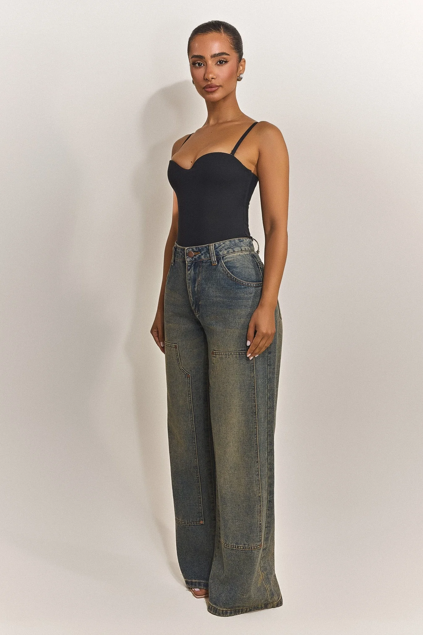 The Sculpt Bodysuit in Black