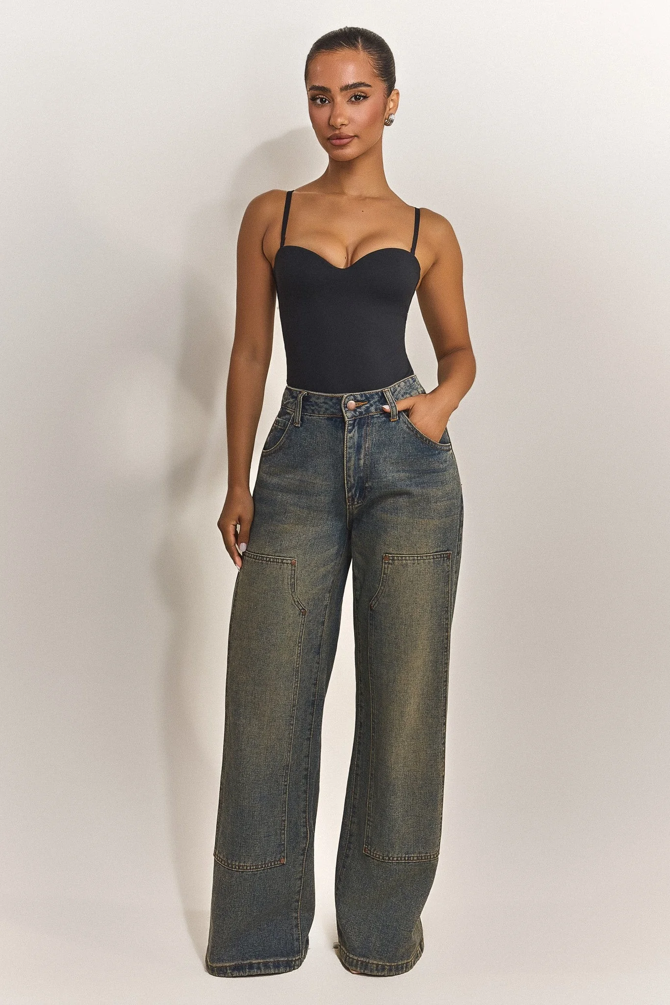 The Sculpt Bodysuit in Black