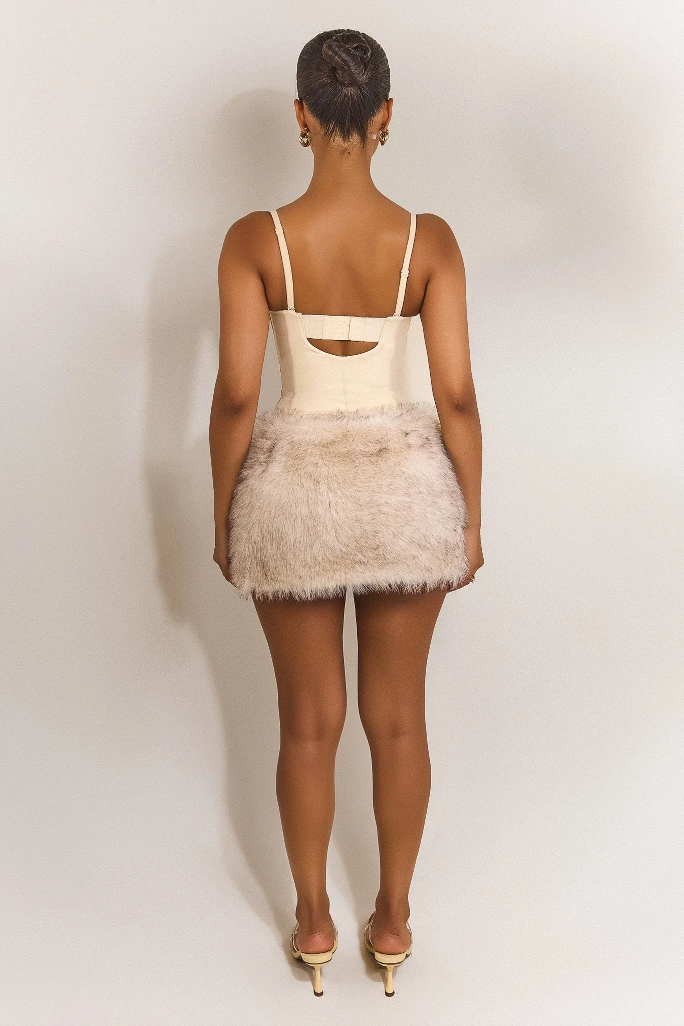 The Maple Mini Skirt in Cream