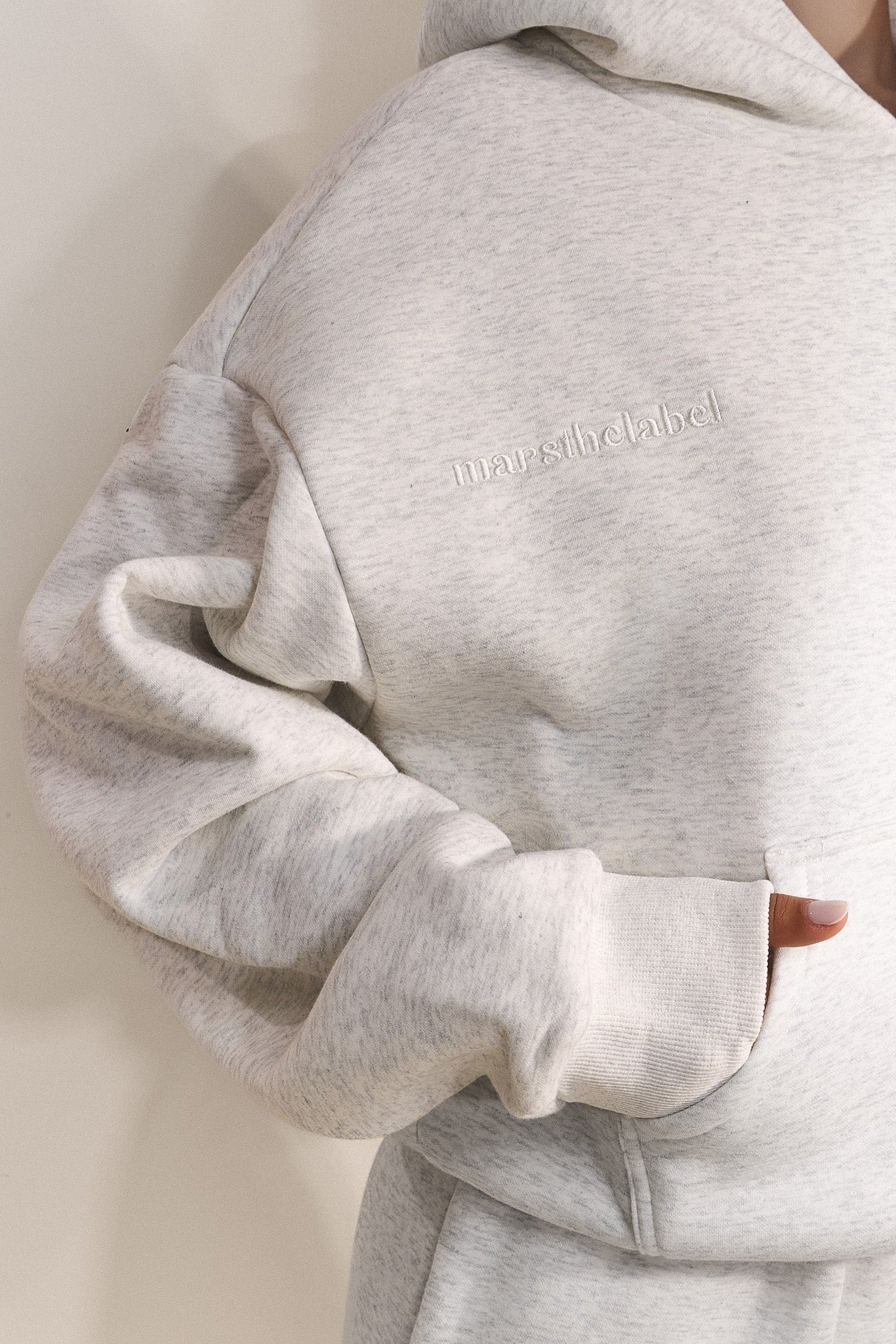 2564-the-classics-hoodie-in-grey-marl-3.jpg The Classics Hoodie in Grey Marl