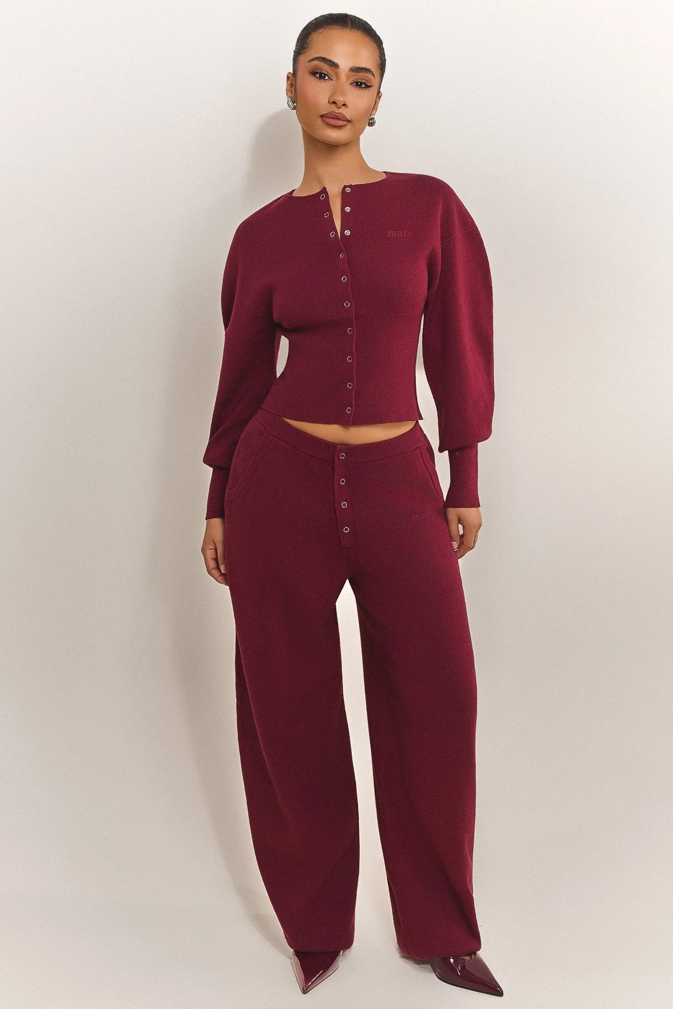 2606-the-knit-button-up-joggers-in-burgundy-2.webp The Knit Button Up Joggers in Burgundy