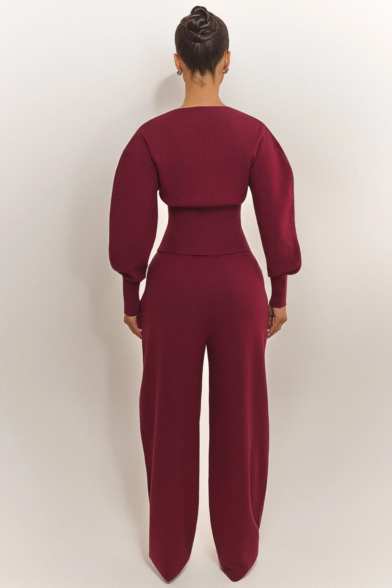 2668-the-knit-button-up-cardigan-in-burgundy-4.webp The Knit Button Up Cardigan in Burgundy