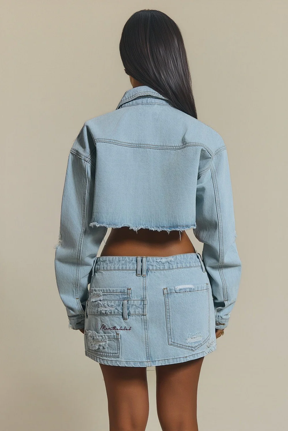 2876-the-esha-denim-mini-skirt-in-light-wash-blue-3.webp The Esha Denim Mini Skirt in Light Wash Blue