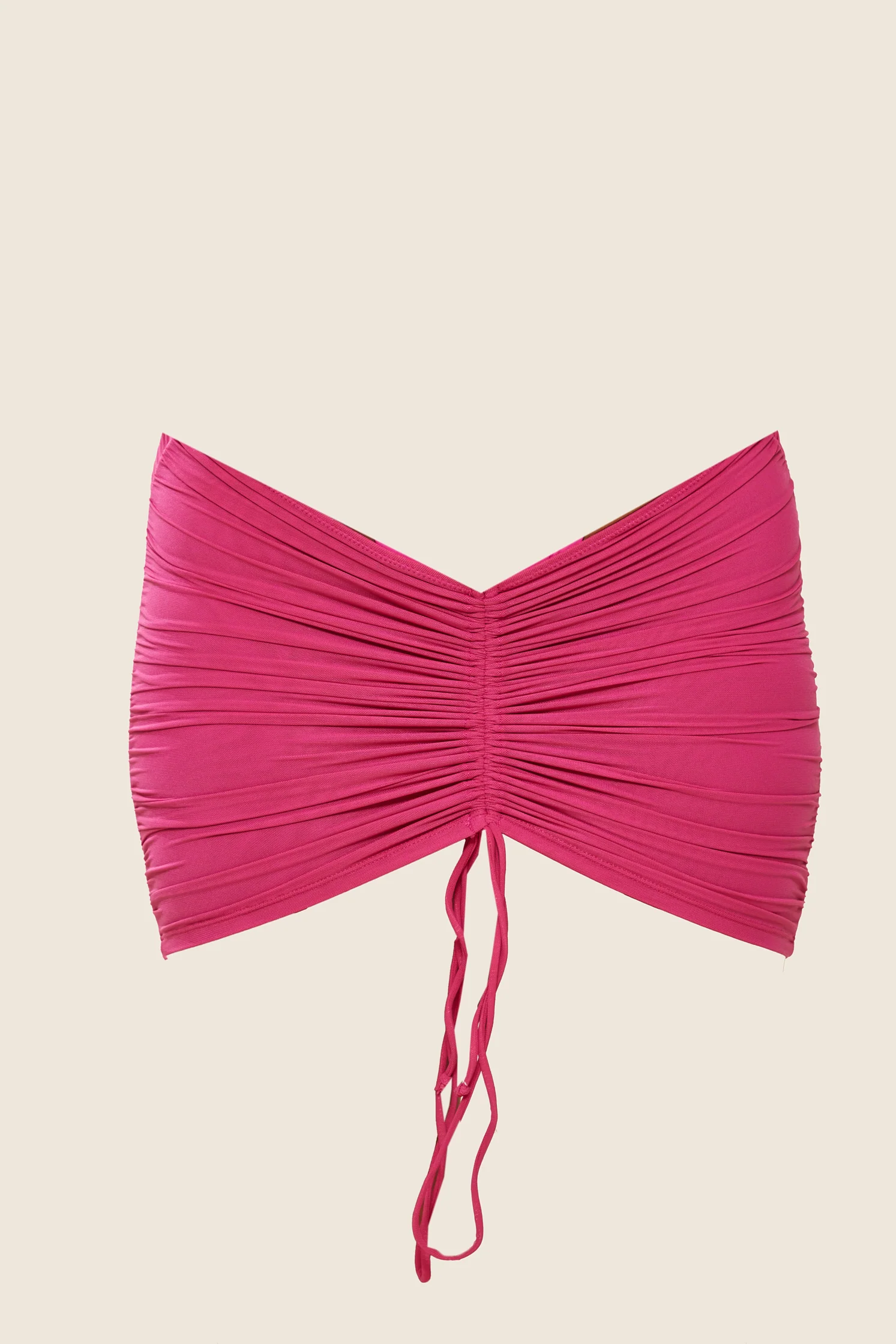 2928-mesh-ruched-coverup-skirt-in-fuchsia-7.webp Mesh Ruched Coverup Skirt in Fuchsia