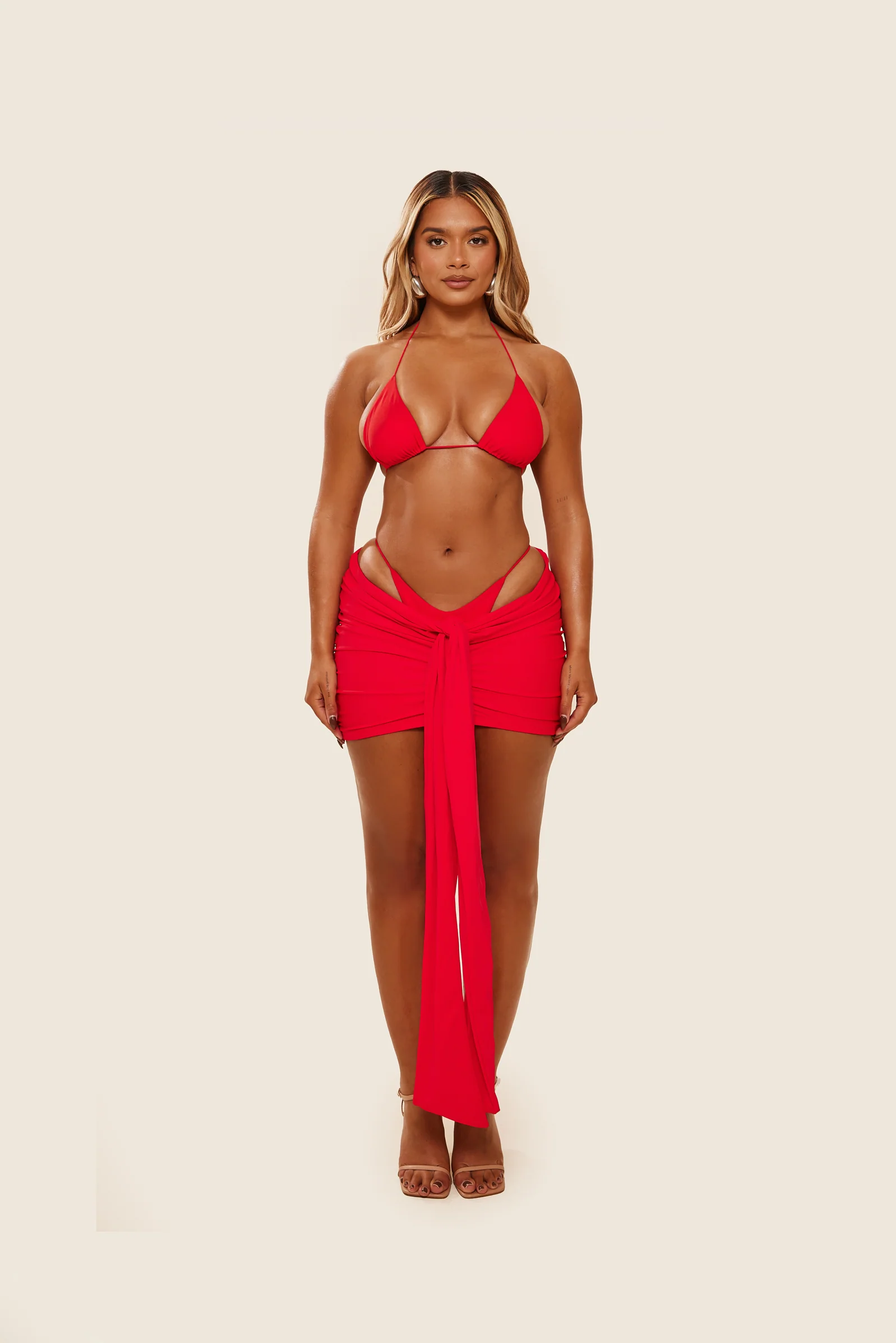 2938-tie-up-mini-skirt-in-red-1.webp Tie Up Mini Skirt in Red