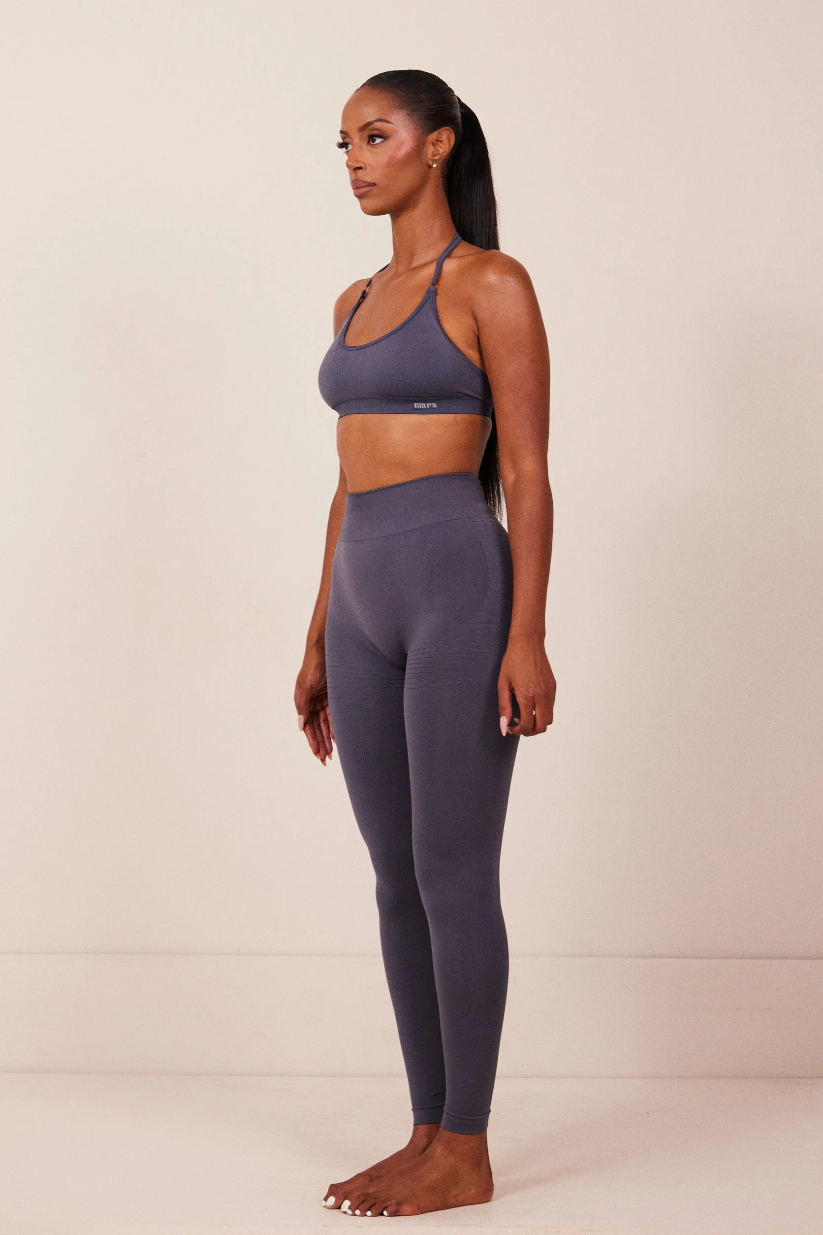 The Mars Seamless Leggings in Navy
