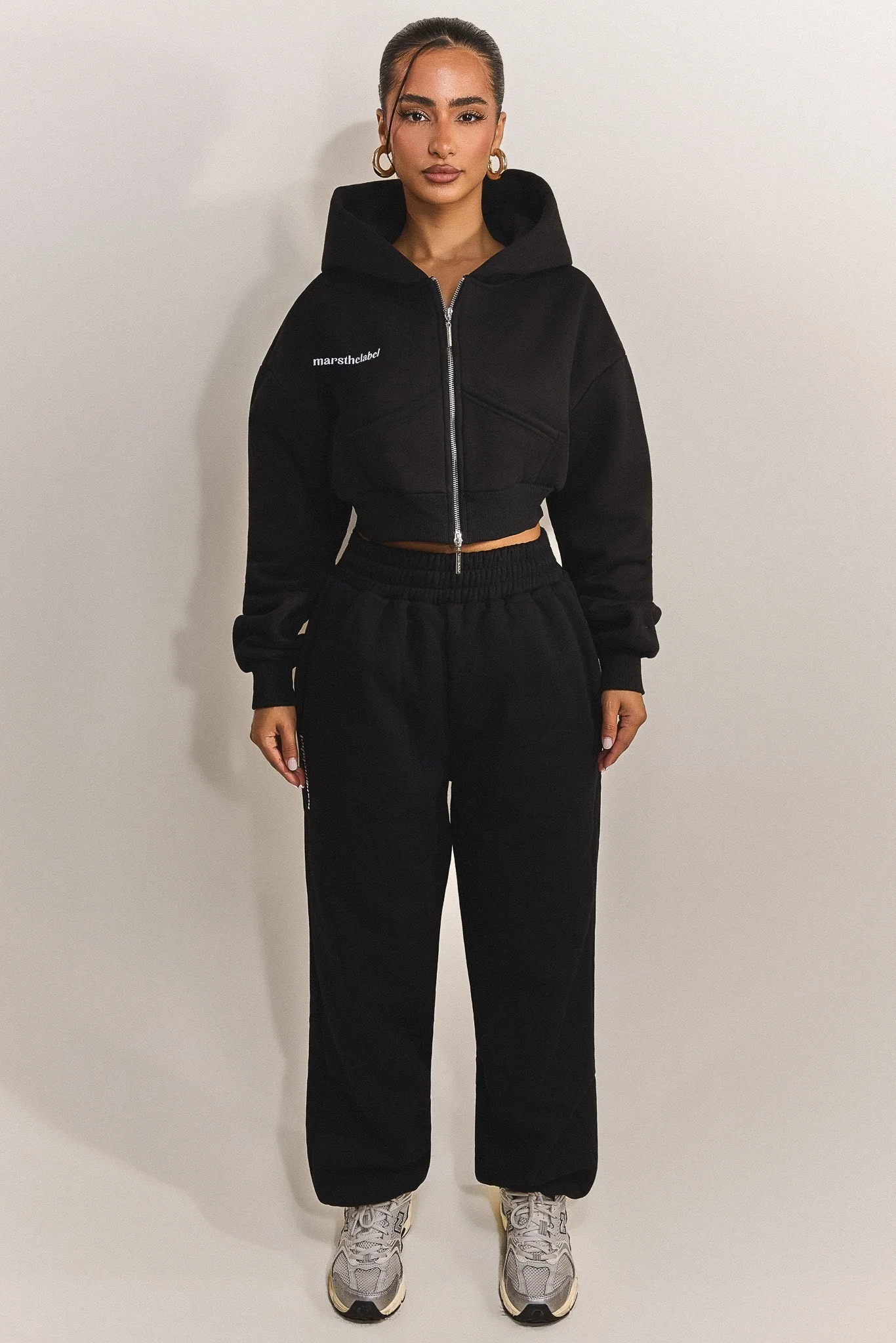 3023-the-classics-cropped-zip-hoodie-in-black-2.webp The Classics Cropped Zip Hoodie in Black