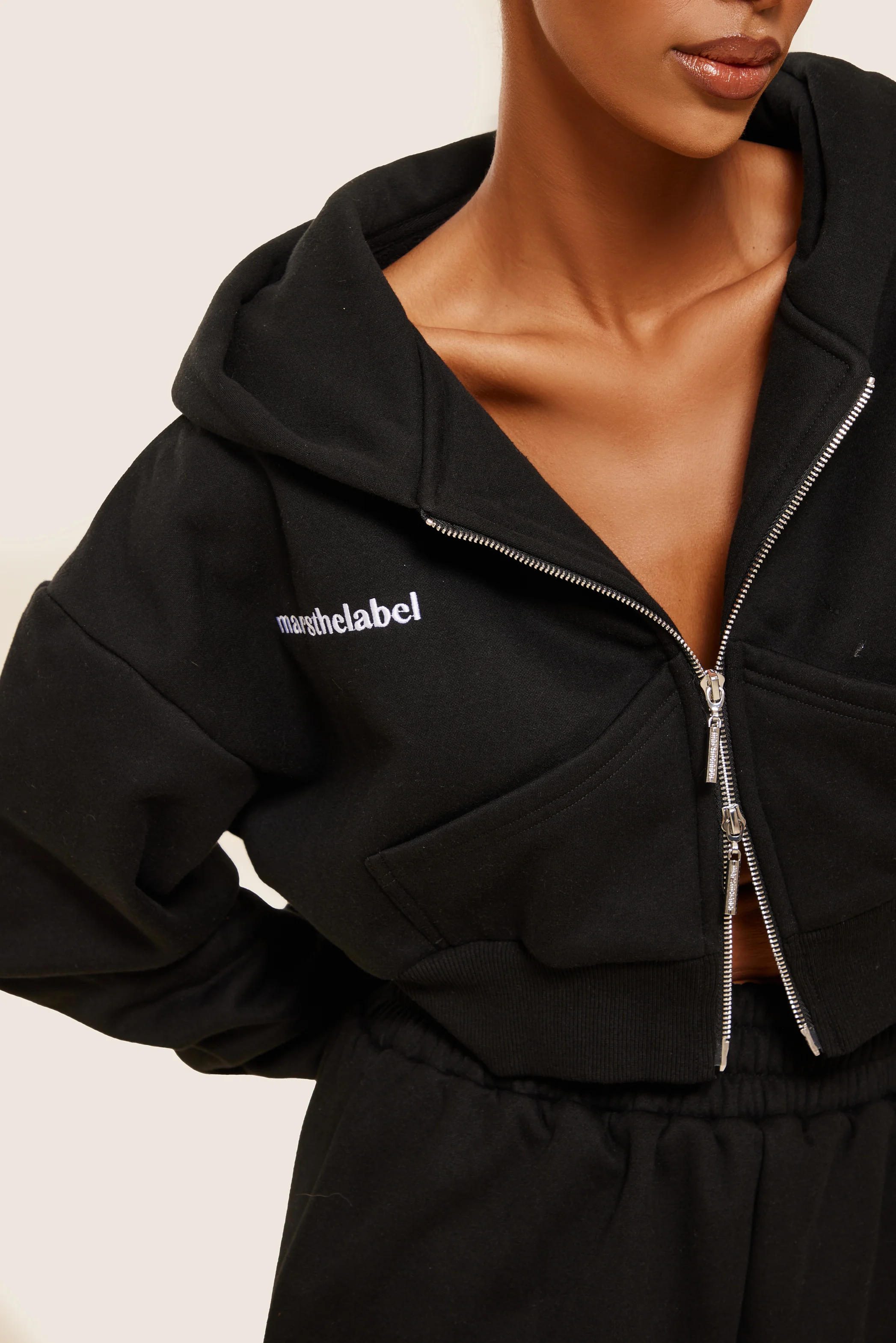 3023-the-classics-cropped-zip-hoodie-in-black-8.webp The Classics Cropped Zip Hoodie in Black