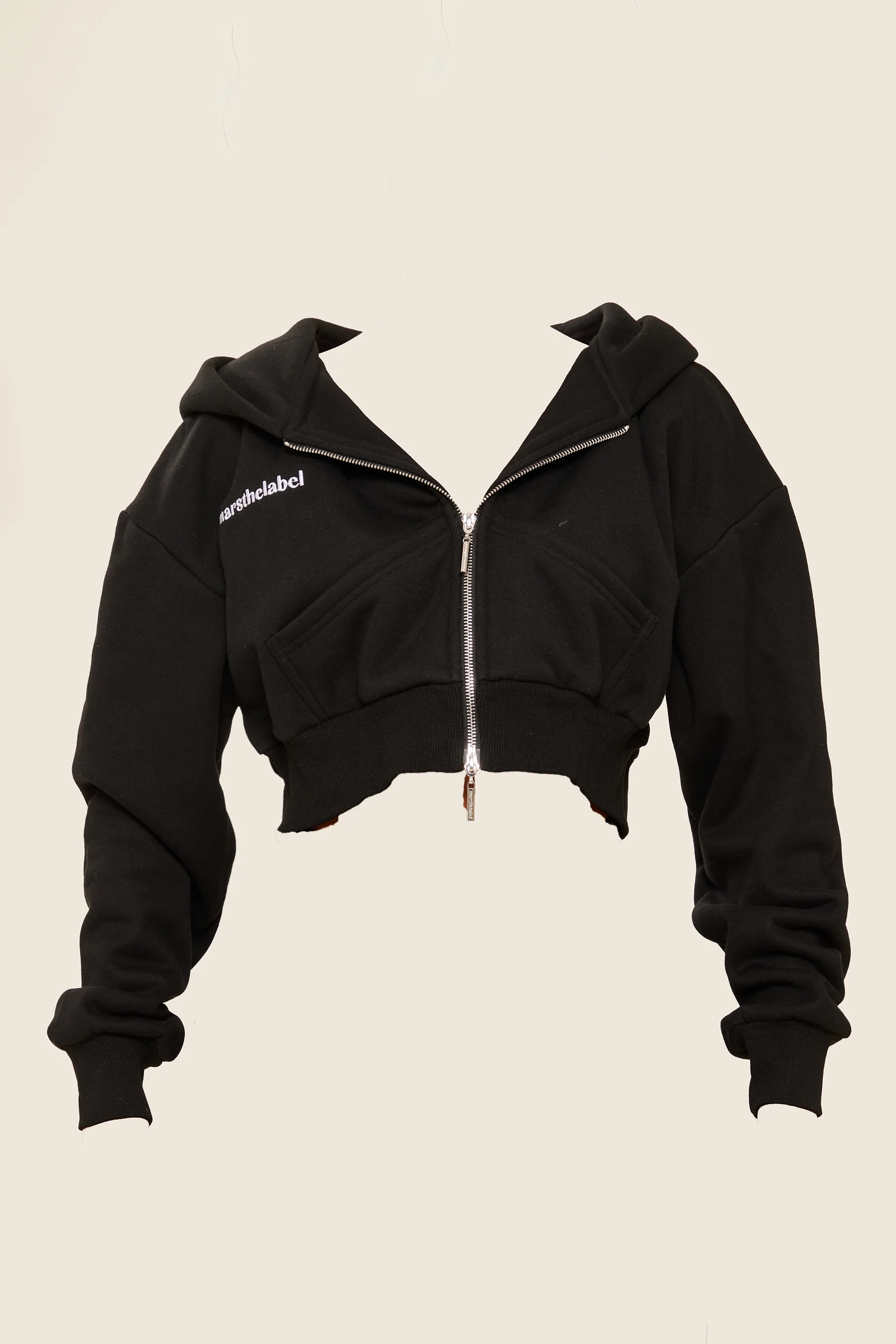 3023-the-classics-cropped-zip-hoodie-in-black-9.webp The Classics Cropped Zip Hoodie in Black
