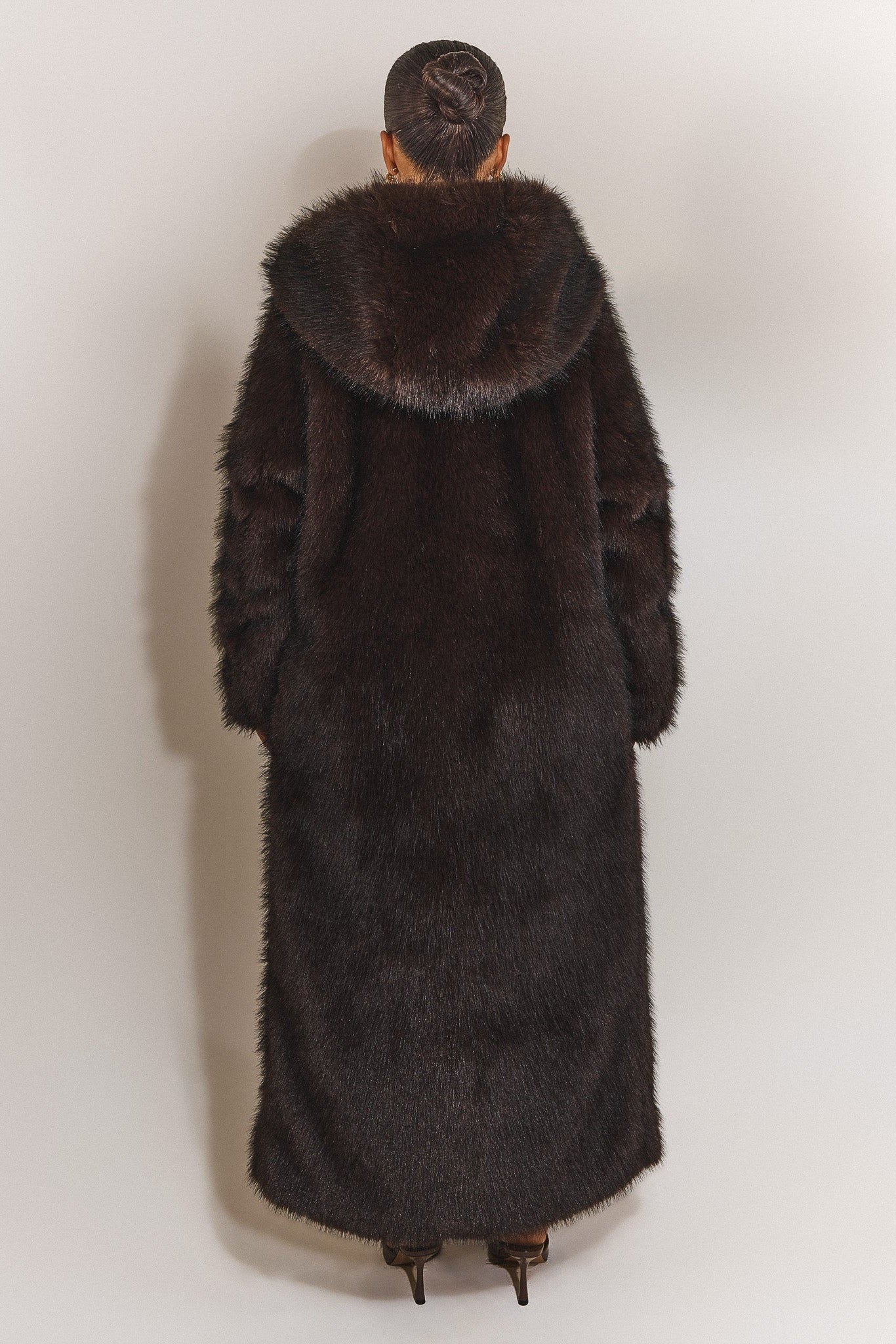 The Maple Maxi Coat in Brown