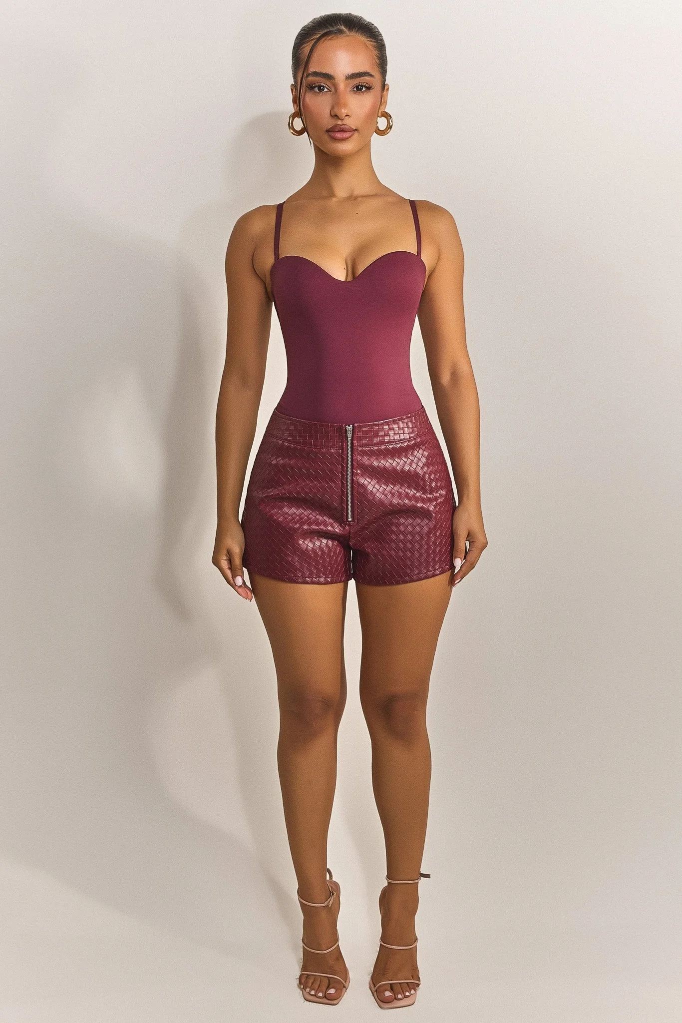 3085-the-faye-shorts-in-red-2.webp The Faye Shorts in Red