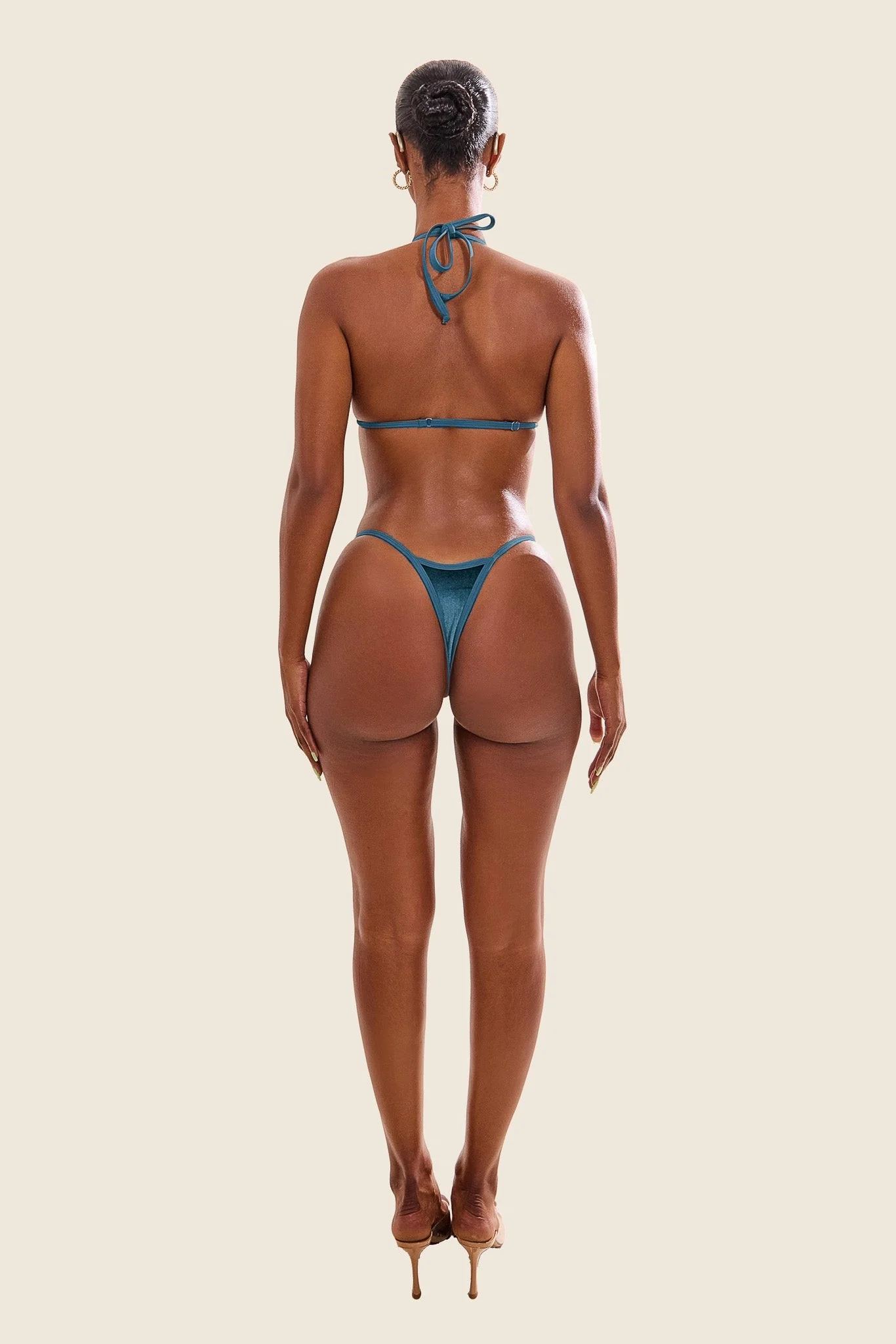 The Jordyn Bikini in Teal