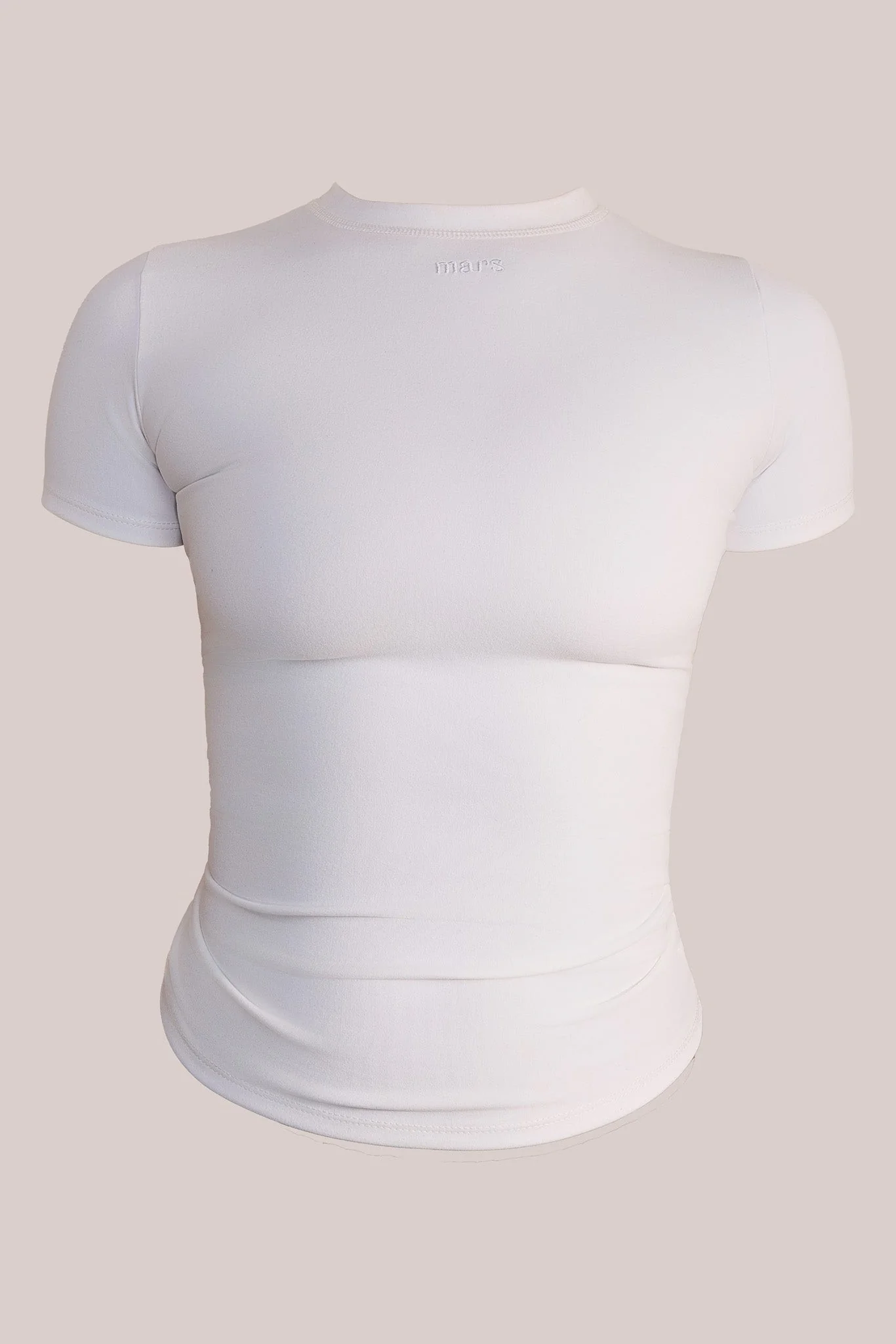 The Sculpt Short Sleeve Top in White