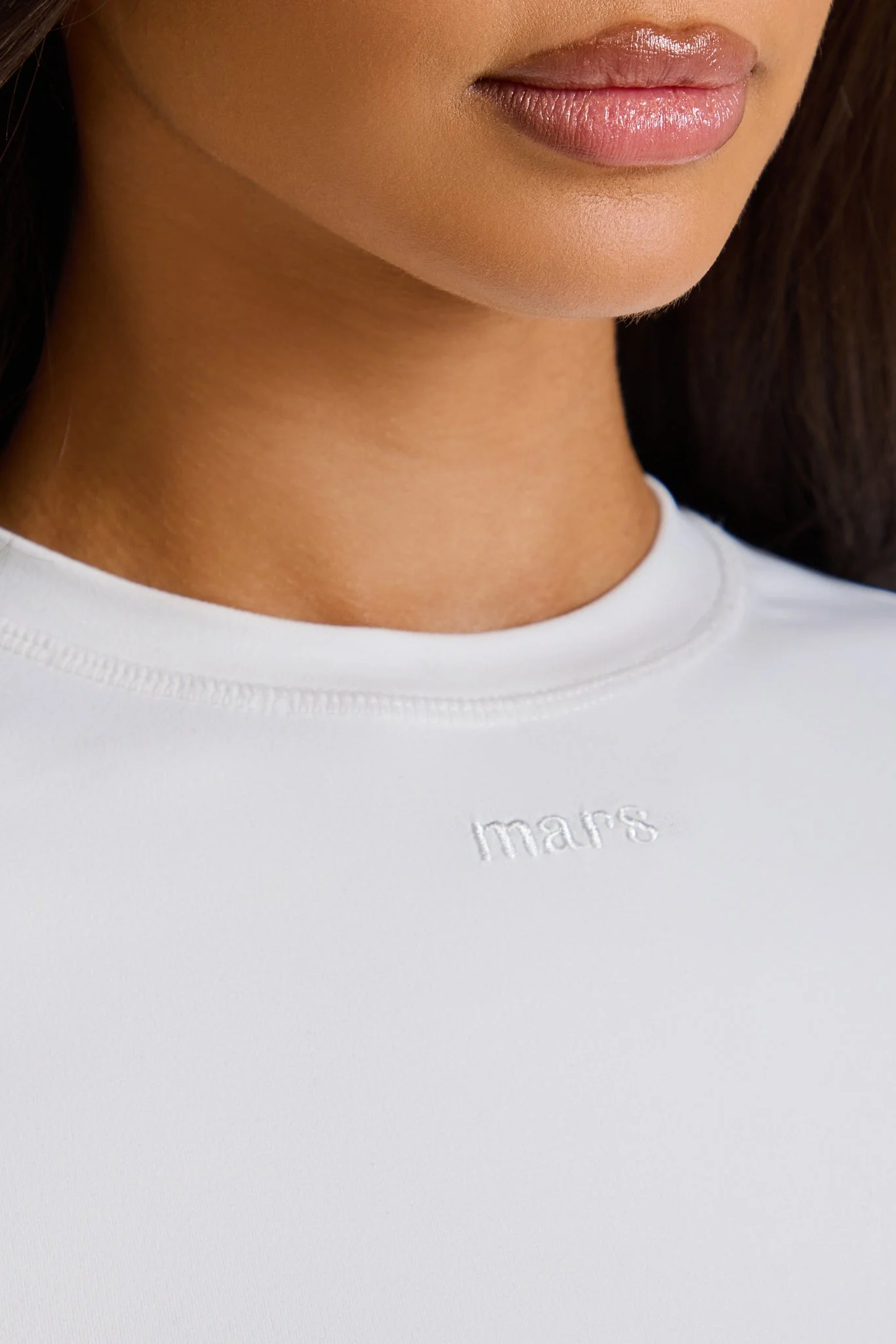 The Sculpt Short Sleeve Top in White