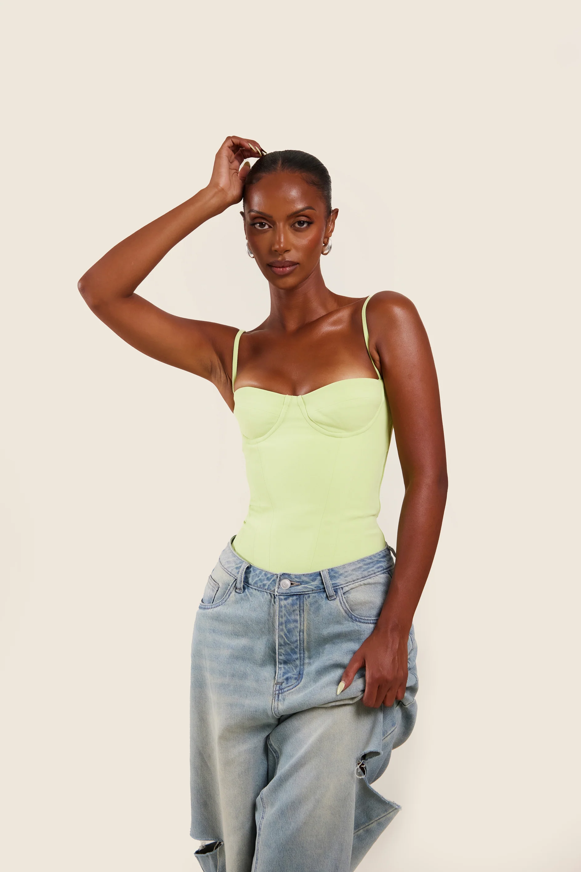 3556-the-everly-lace-up-corset-top-in-lime-green-4.webp The Everly Lace Up Corset Top in Lime Green