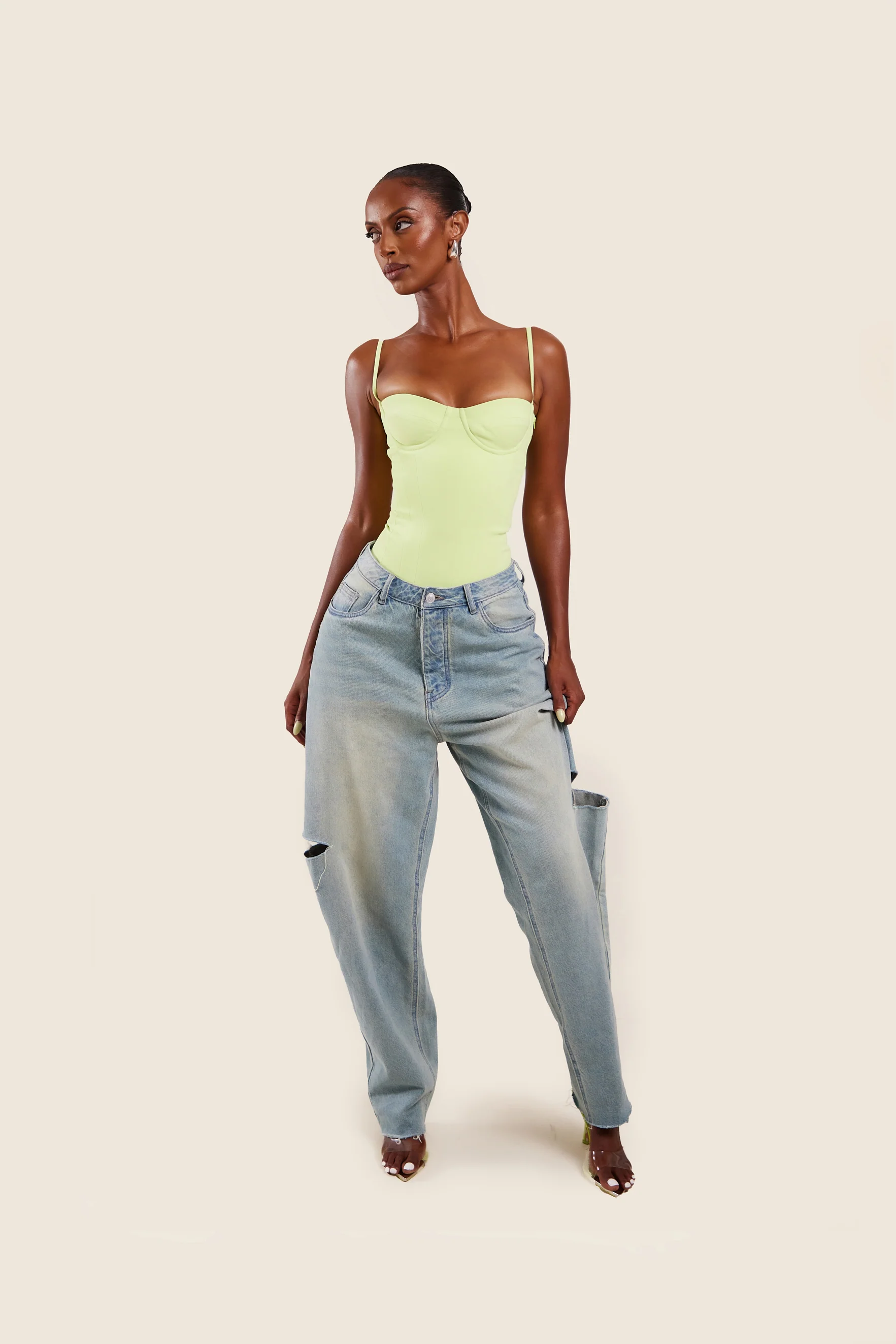 3556-the-everly-lace-up-corset-top-in-lime-green-5.webp The Everly Lace Up Corset Top in Lime Green