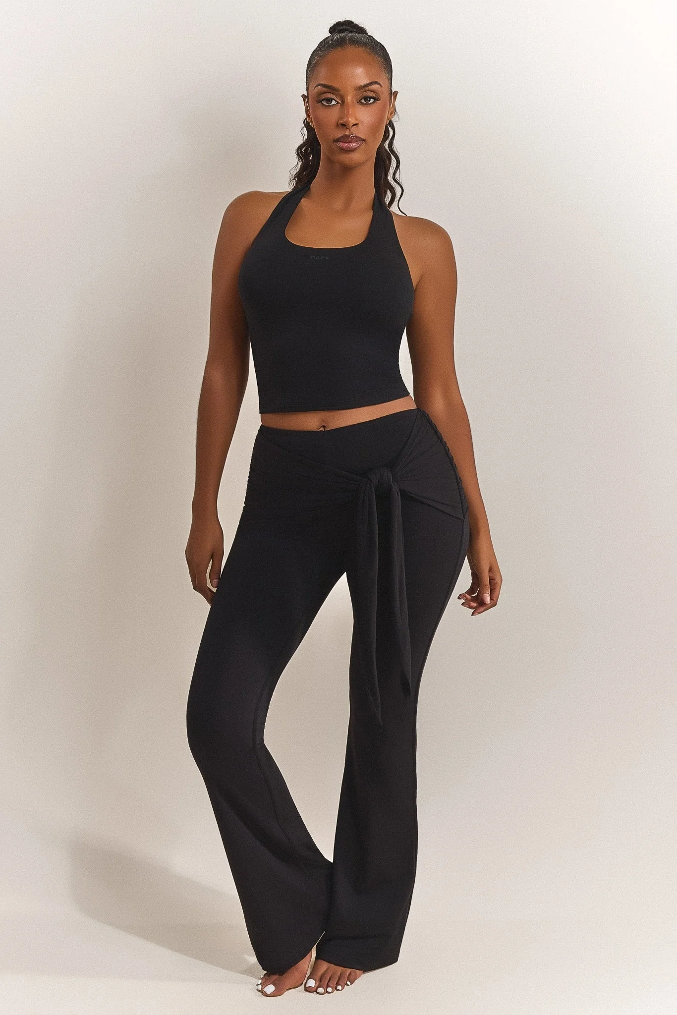 The Tie Trousers in Black