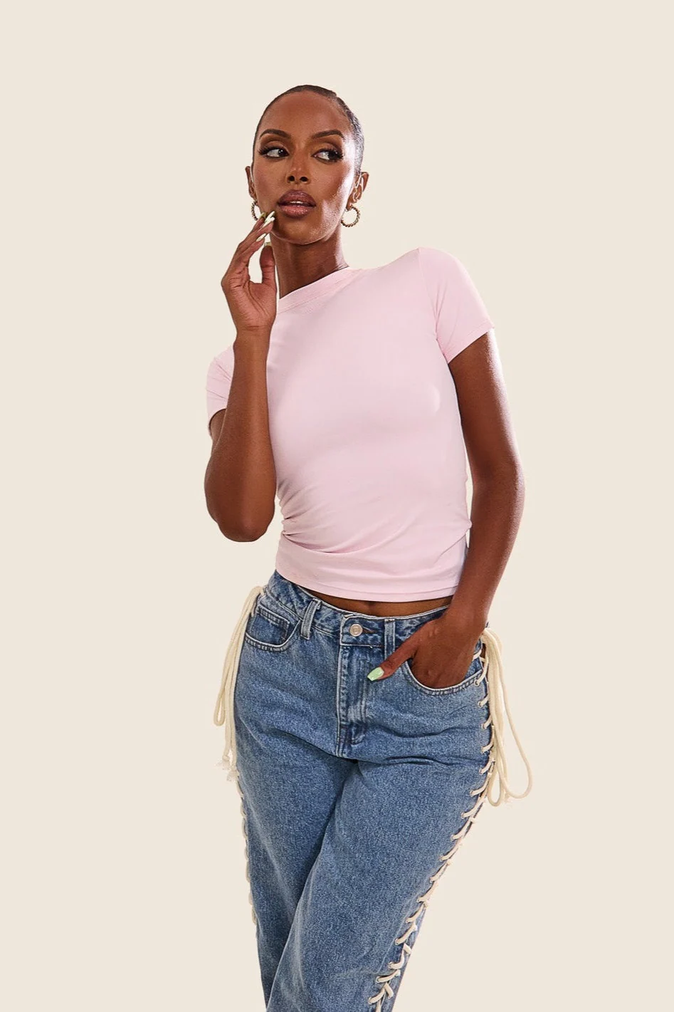3942-the-sculpt-short-sleeve-top-in-pink-11.webp The Sculpt Short Sleeve Top in Pink