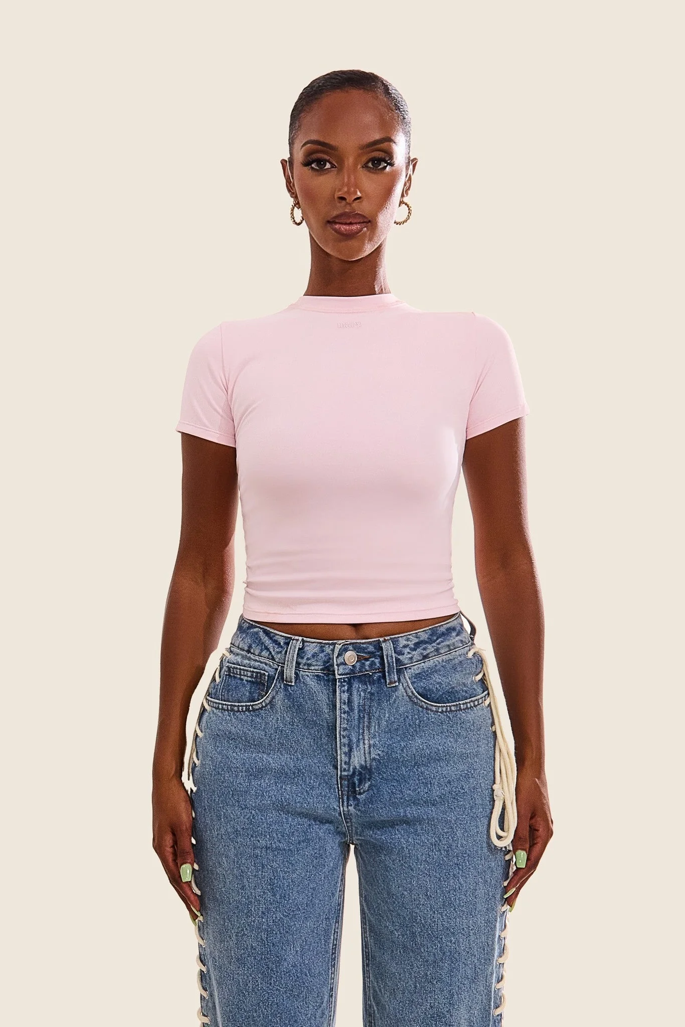 3942-the-sculpt-short-sleeve-top-in-pink-7.webp The Sculpt Short Sleeve Top in Pink