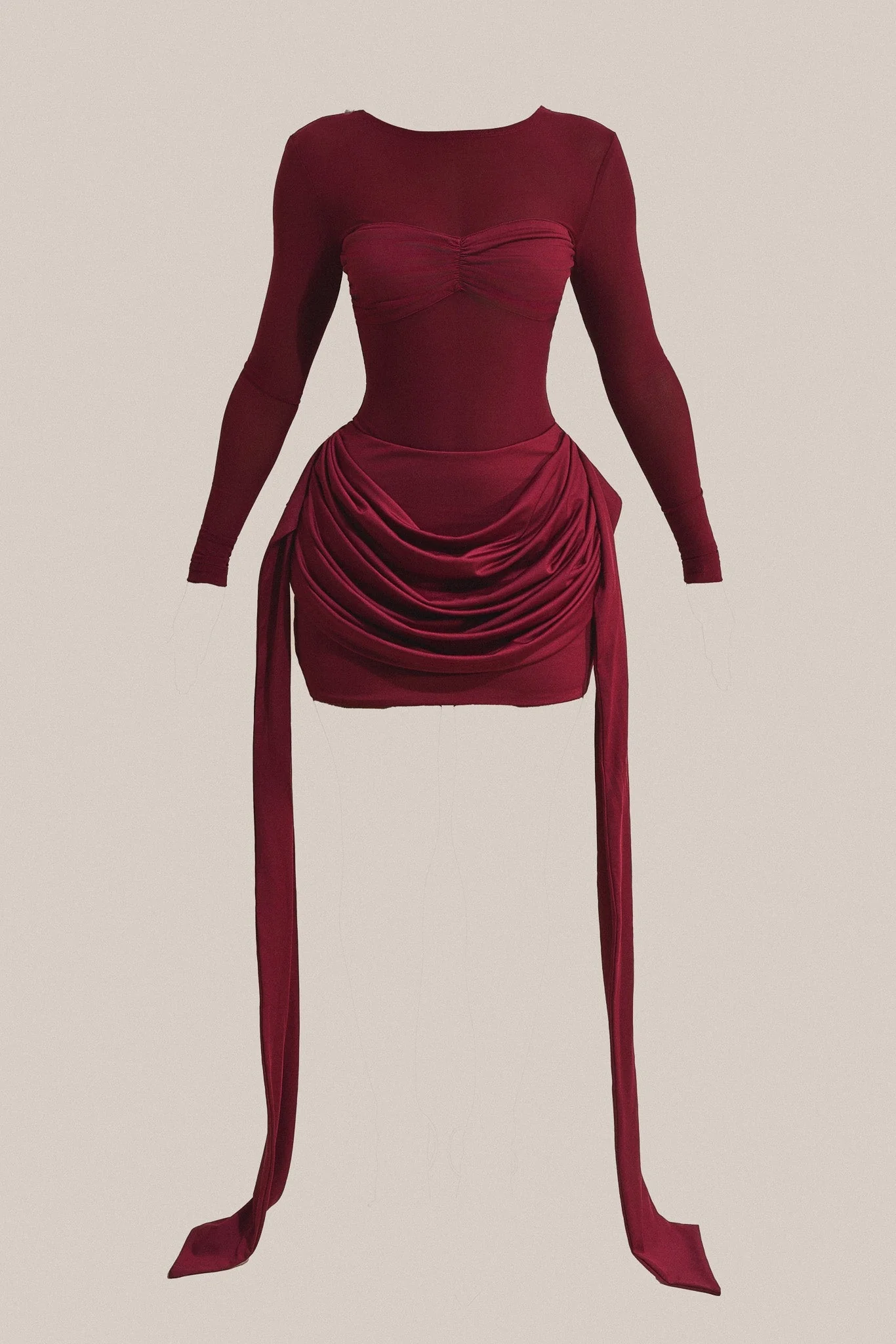 4008-the-yara-mini-skirt-in-wine-6.webp The Yara Mini Skirt in Wine
