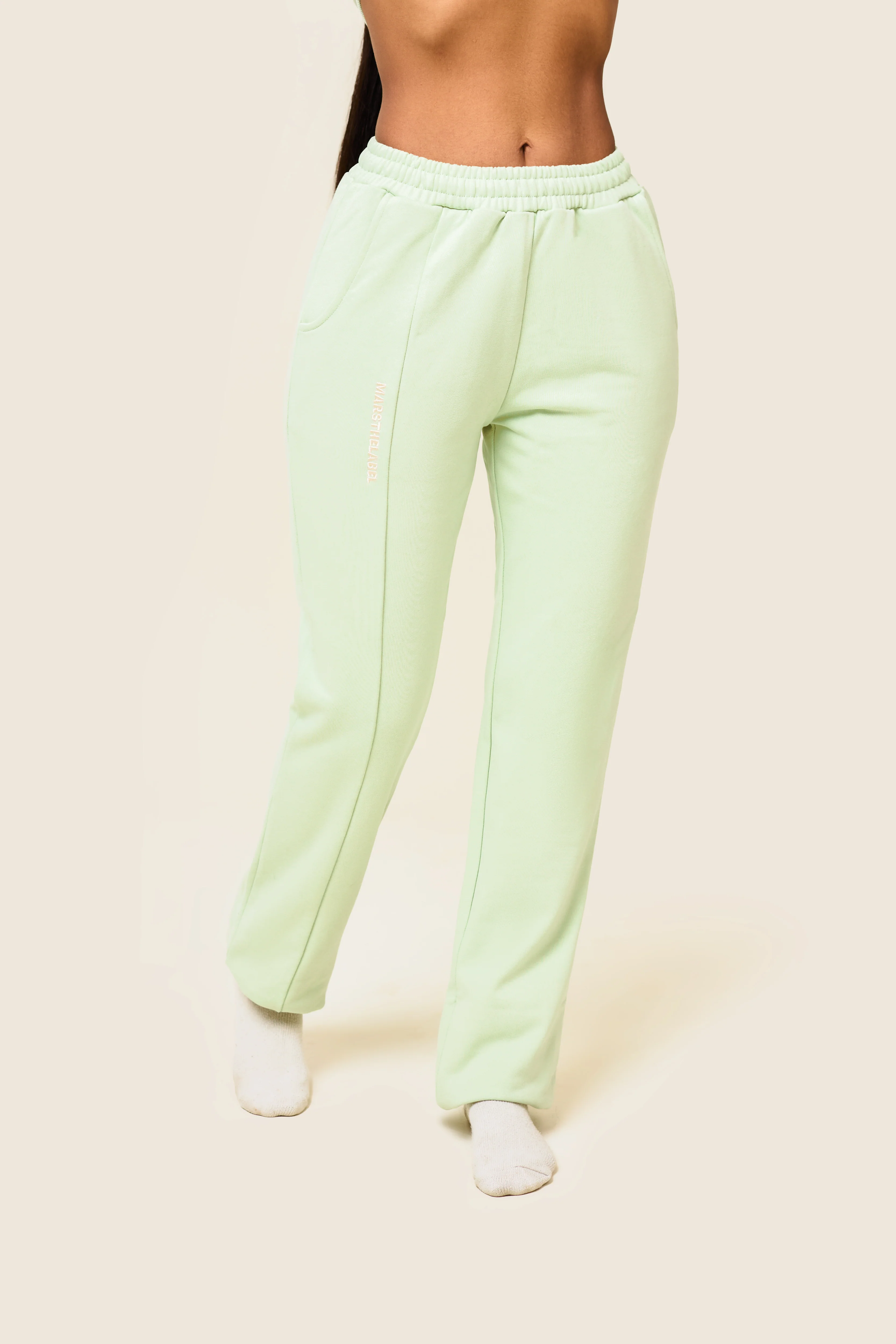 The Essentials Tapered Joggers in Sage