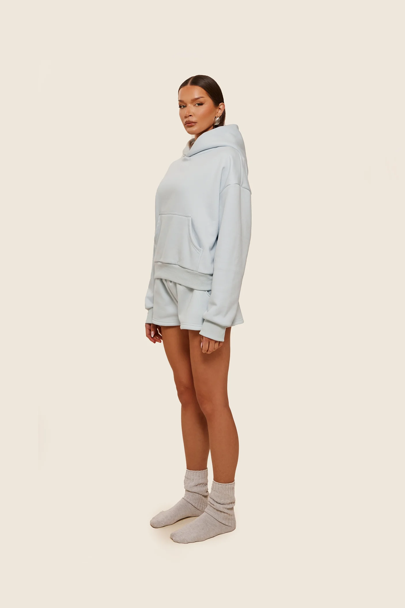 The Classics Hoodie in Baby Blue