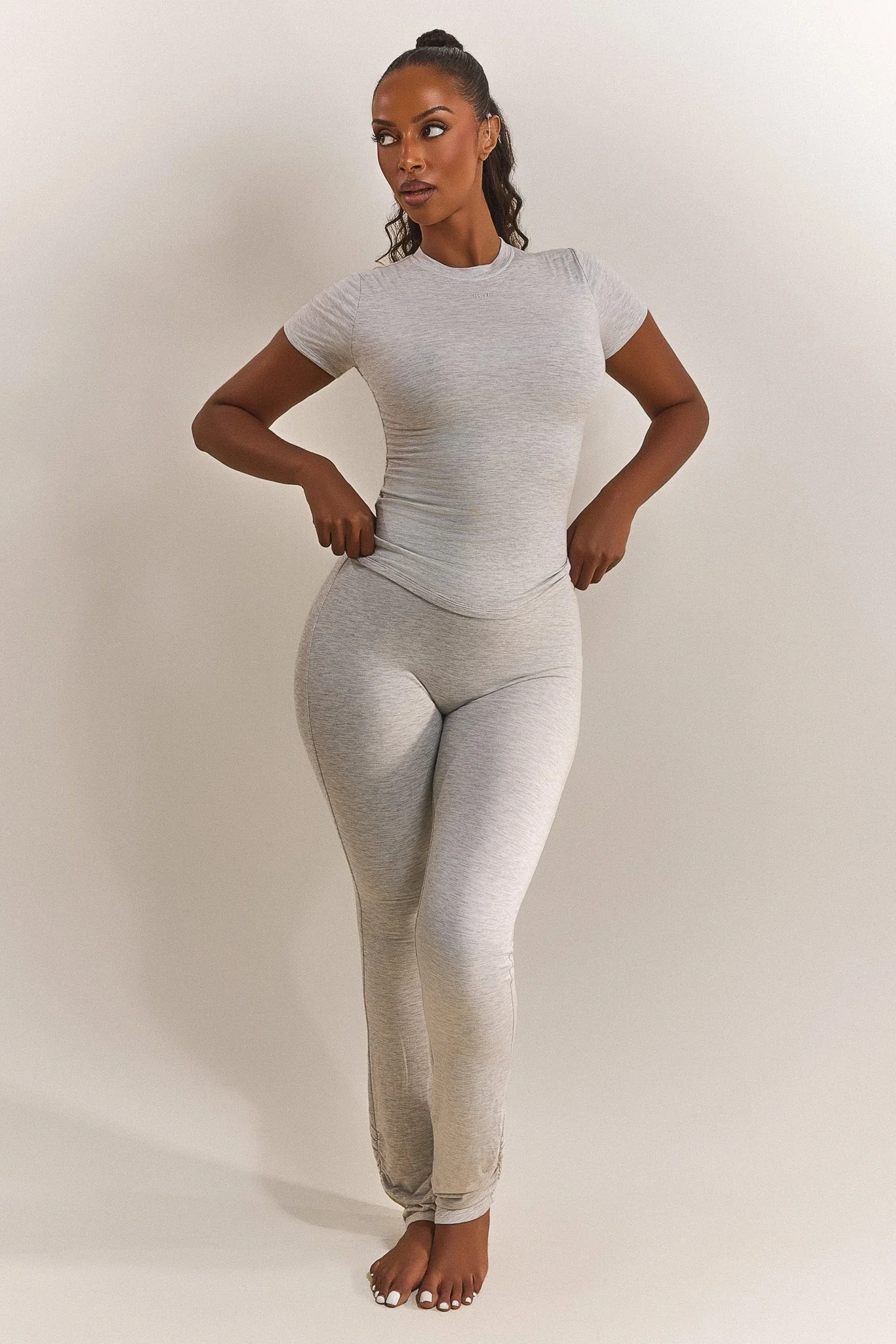 4382-the-short-sleeve-cotton-top-in-grey-marl-5.webp The Short Sleeve Cotton Top in Grey Marl