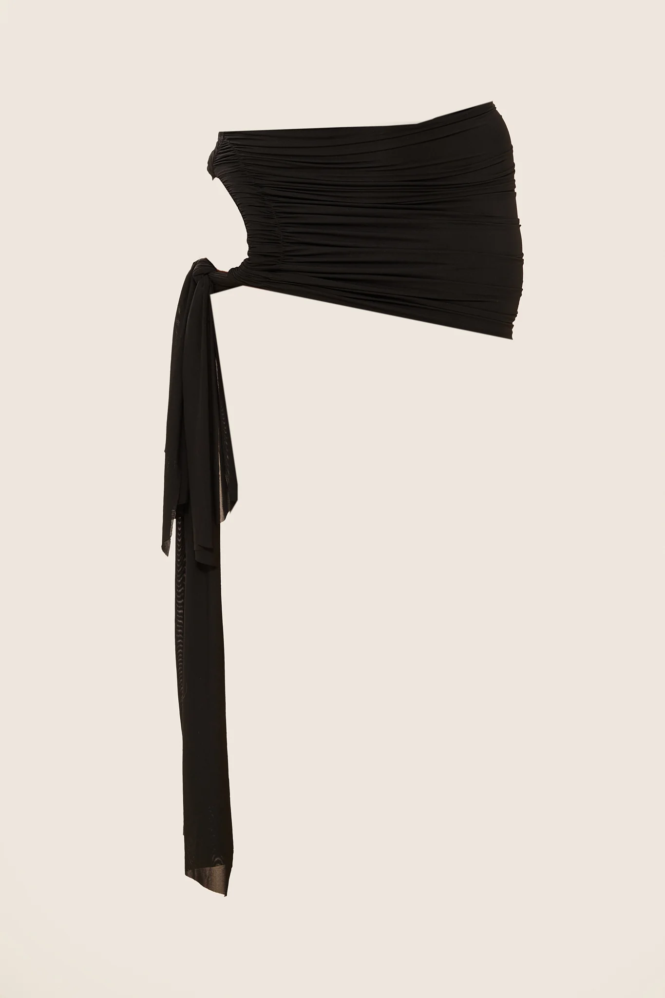 The Twist Coverup Skirt in Black