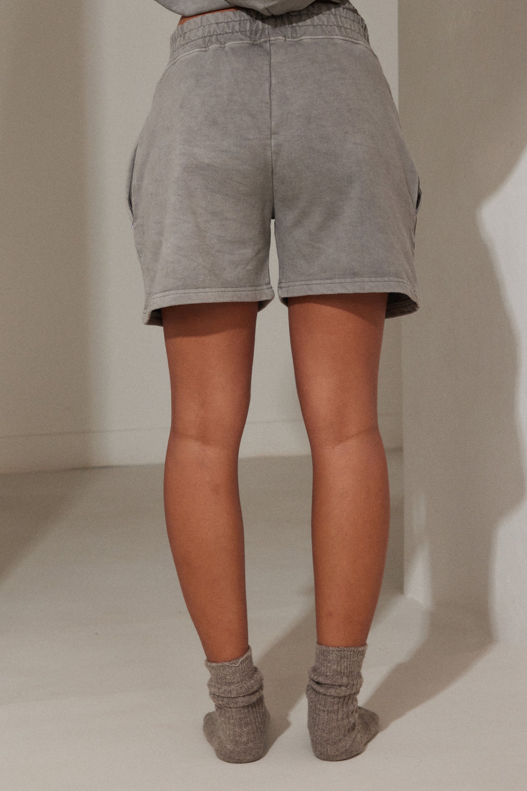 Women's Shorts in Grey Wash
