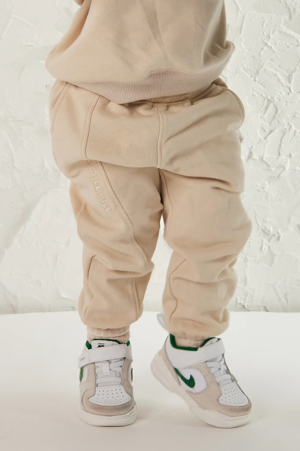 The Kids Essentials Sweater in Stone