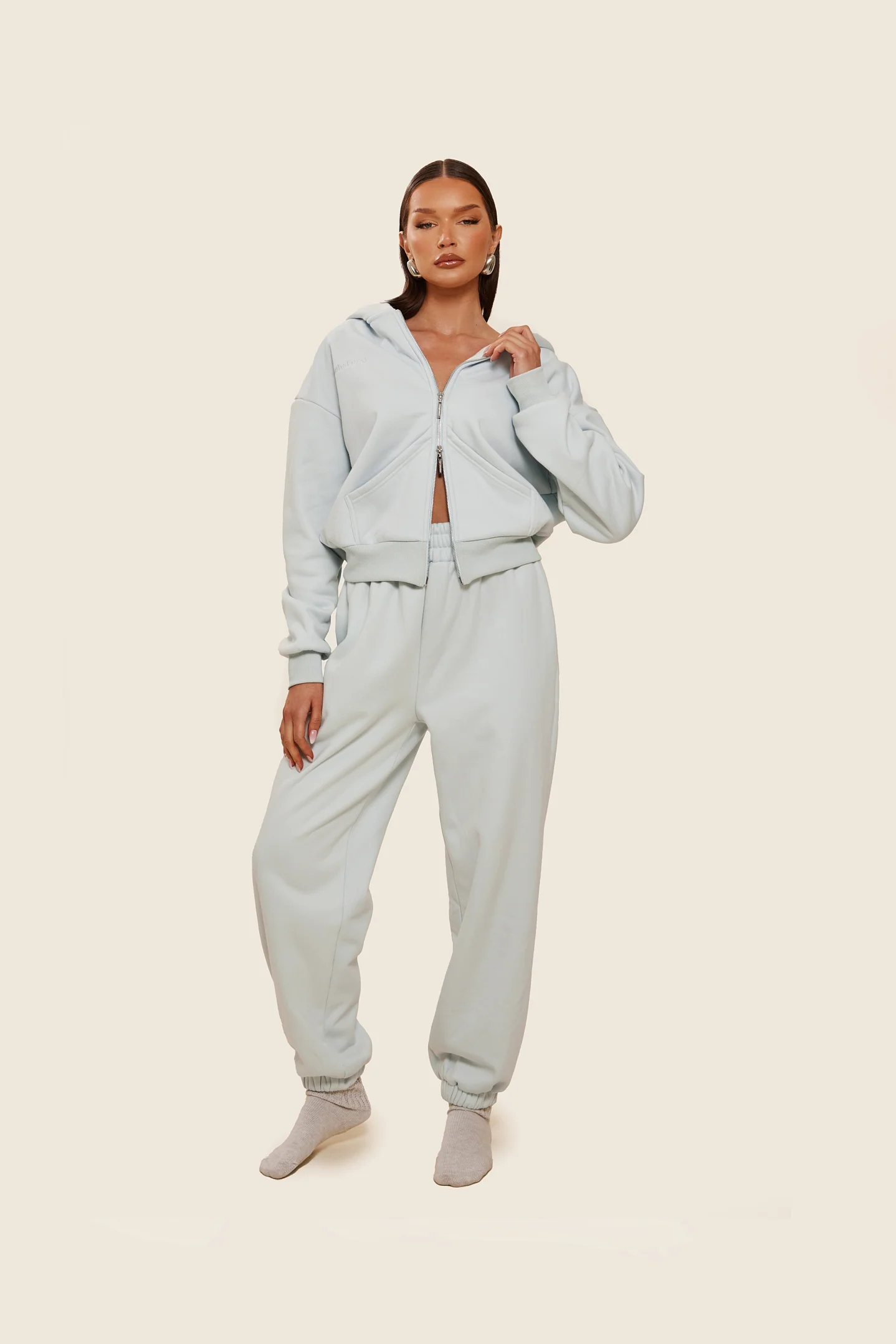 The Classics Cuffed joggers in Baby Blue