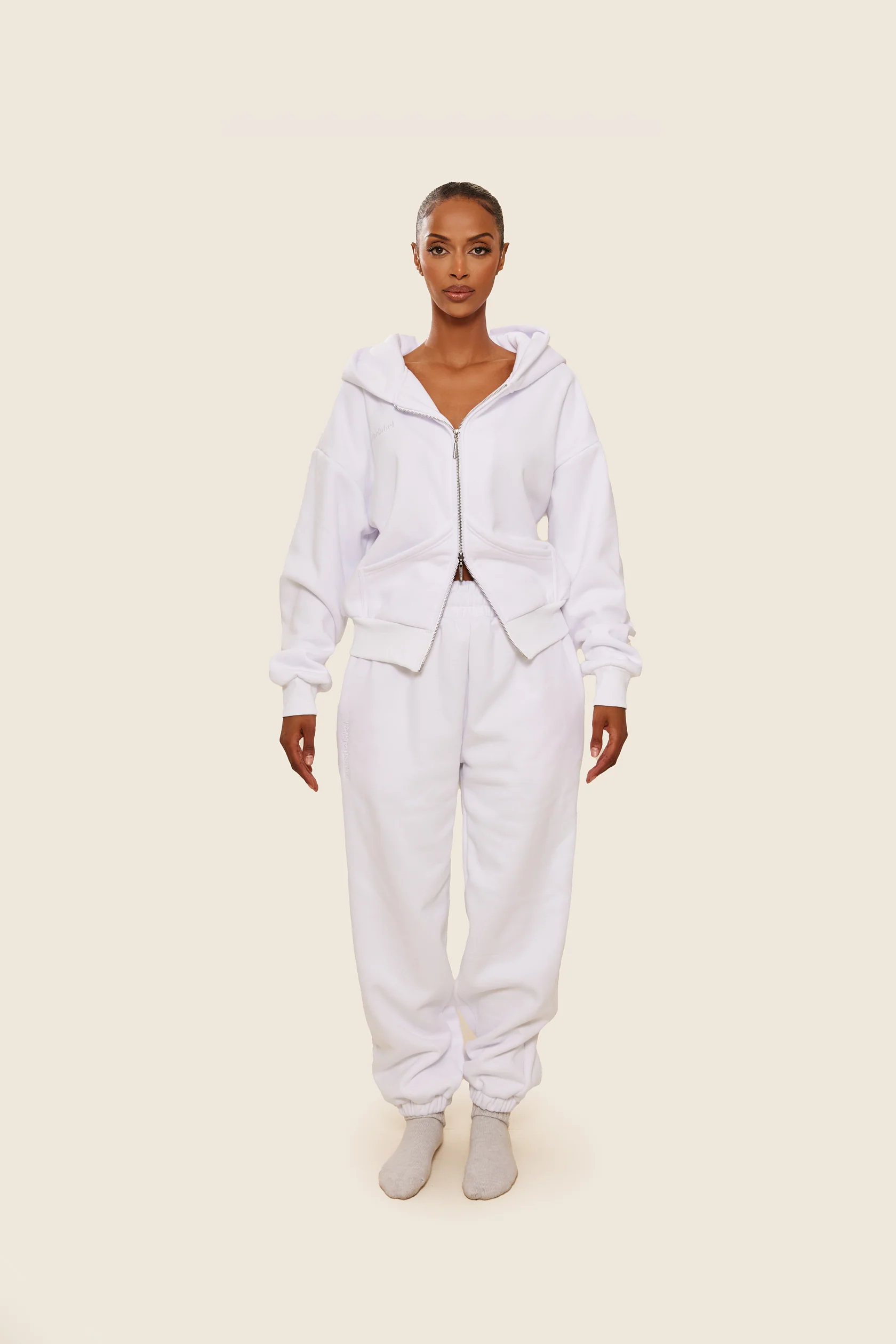 The Classics cuffed  joggers in White