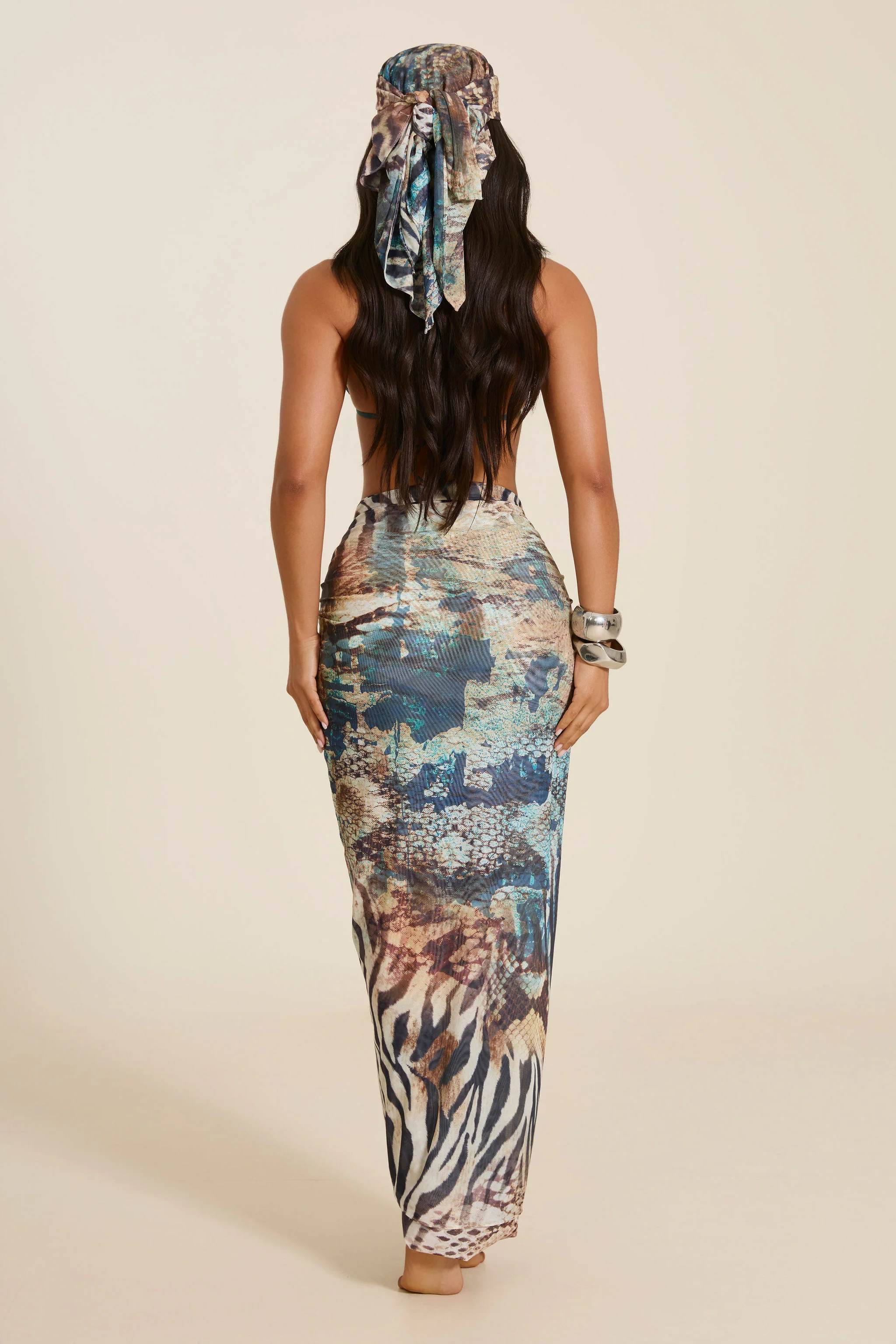 4727-the-gracie-maxi-skirt-and-headscarf-set-in-teal-animal-print-6.webp The Gracie Maxi Skirt and Headscarf Set in Teal Animal Print