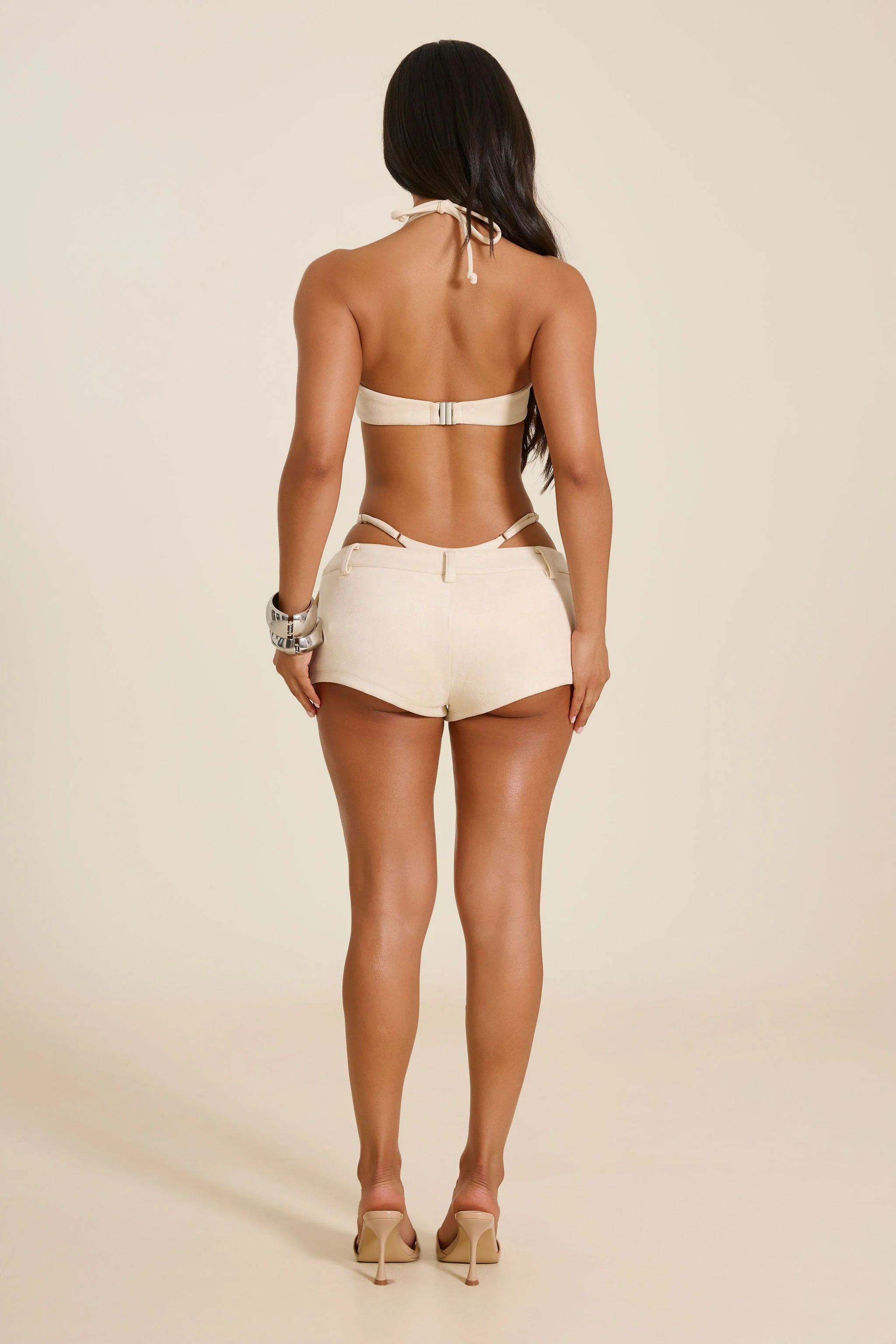 4829-the-elinor-faux-suede-mini-shorts-in-stone-3.webp The Elinor Faux Suede Mini Shorts in Stone