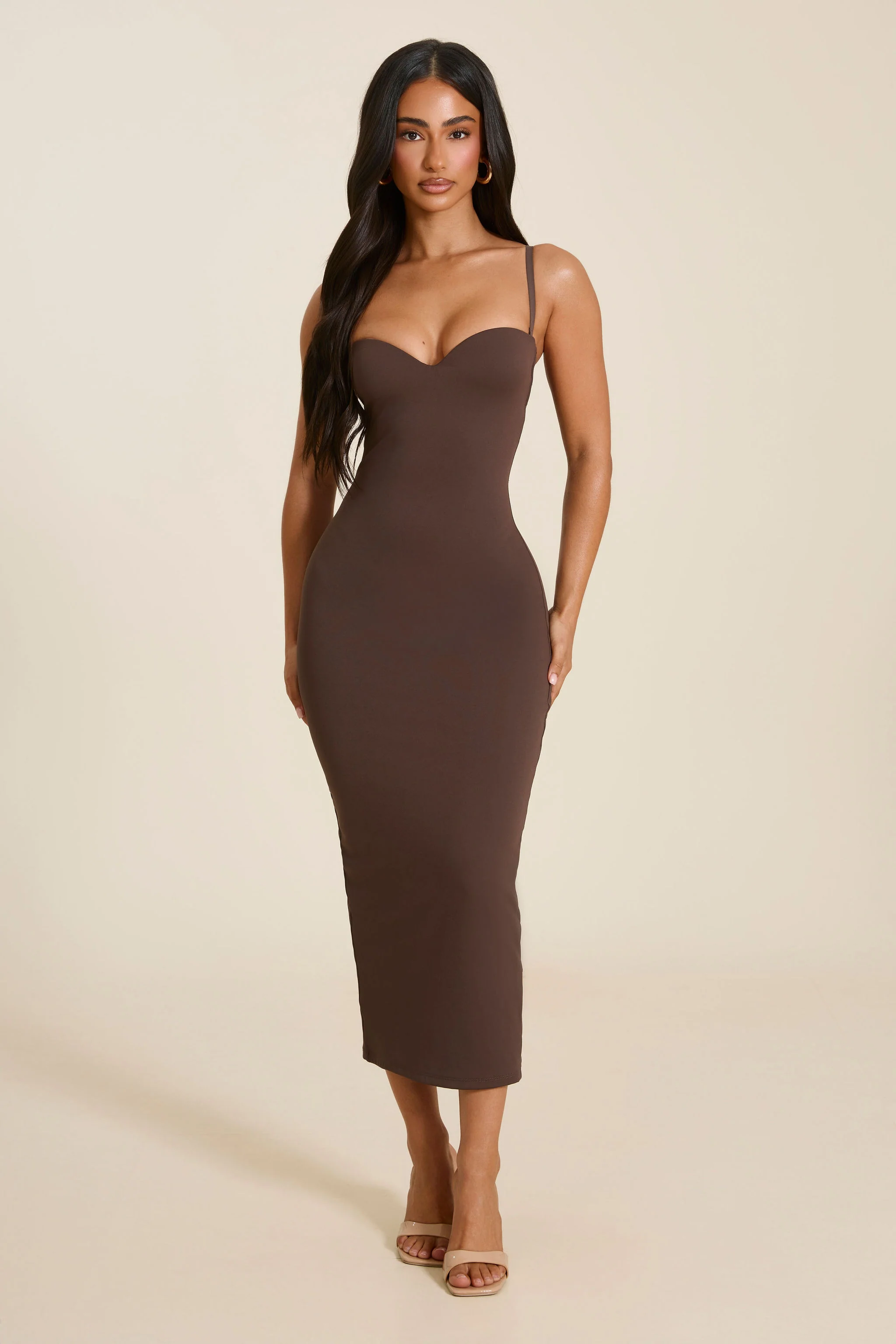 4985-the-sculpt-midaxi-dress-in-brown-1.webp The Sculpt Midaxi Dress in Brown