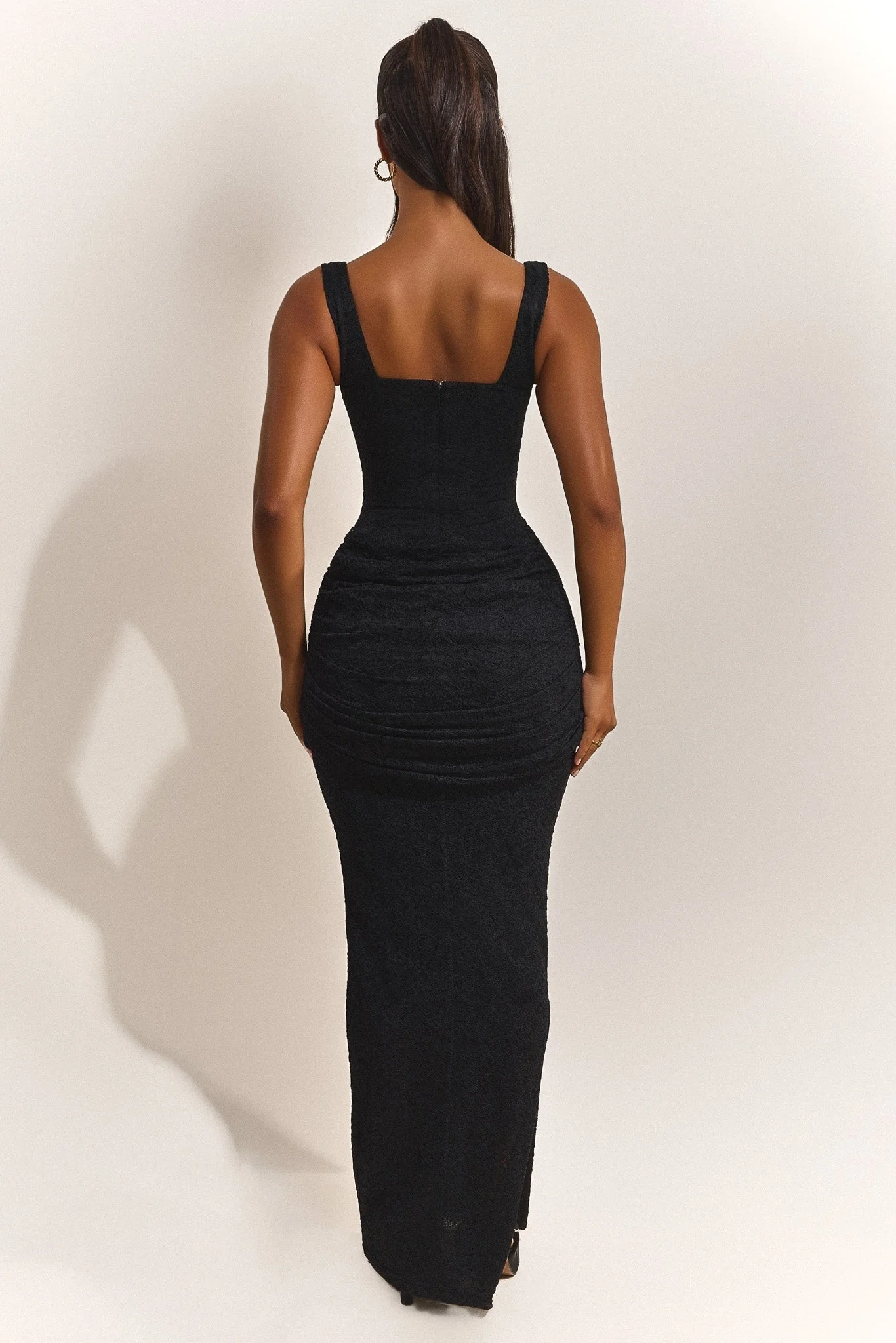 555-the-tie-front-maxi-dress-in-black-2.webp The Tie Front Maxi Dress in Black