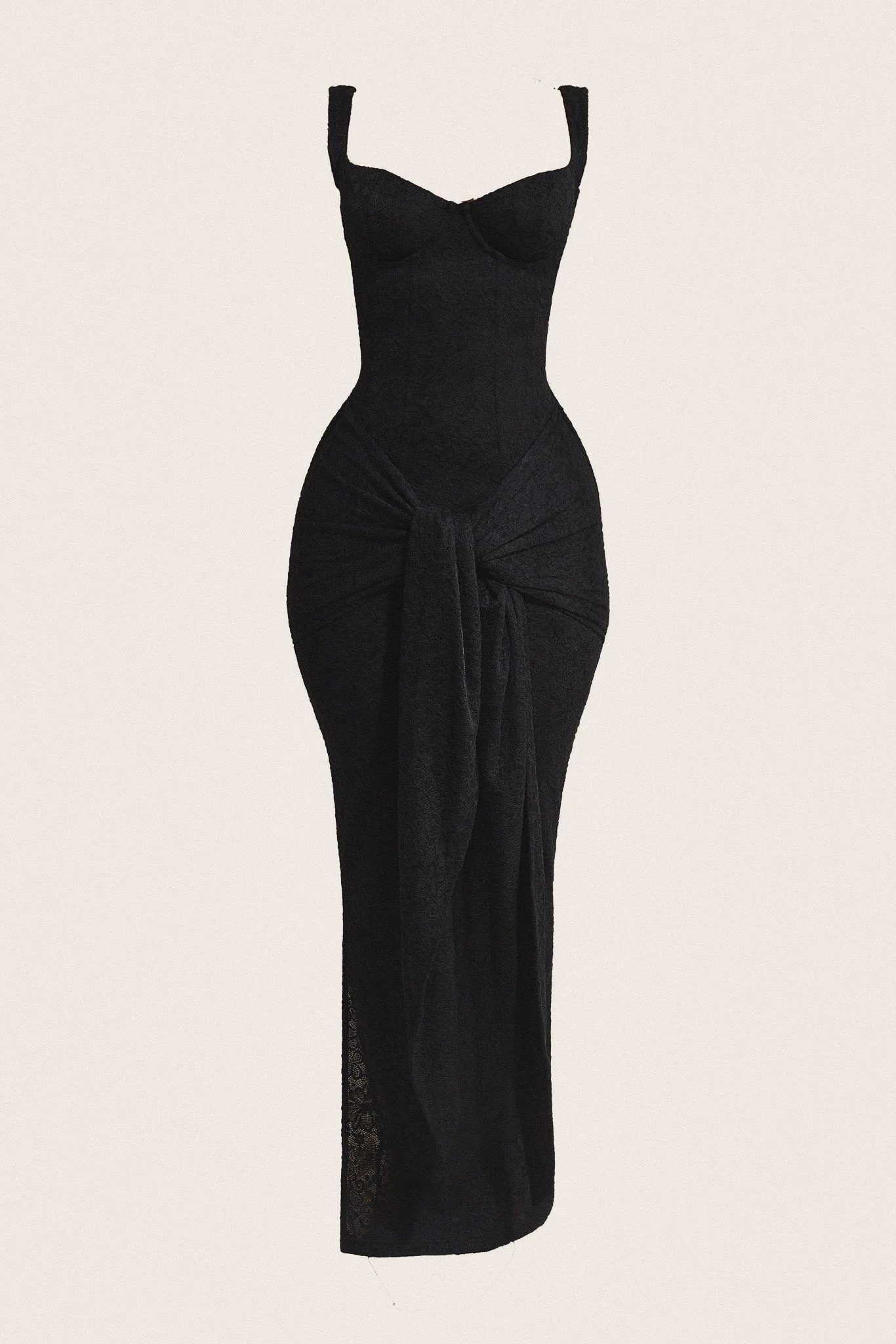 555-the-tie-front-maxi-dress-in-black-7.webp The Tie Front Maxi Dress in Black
