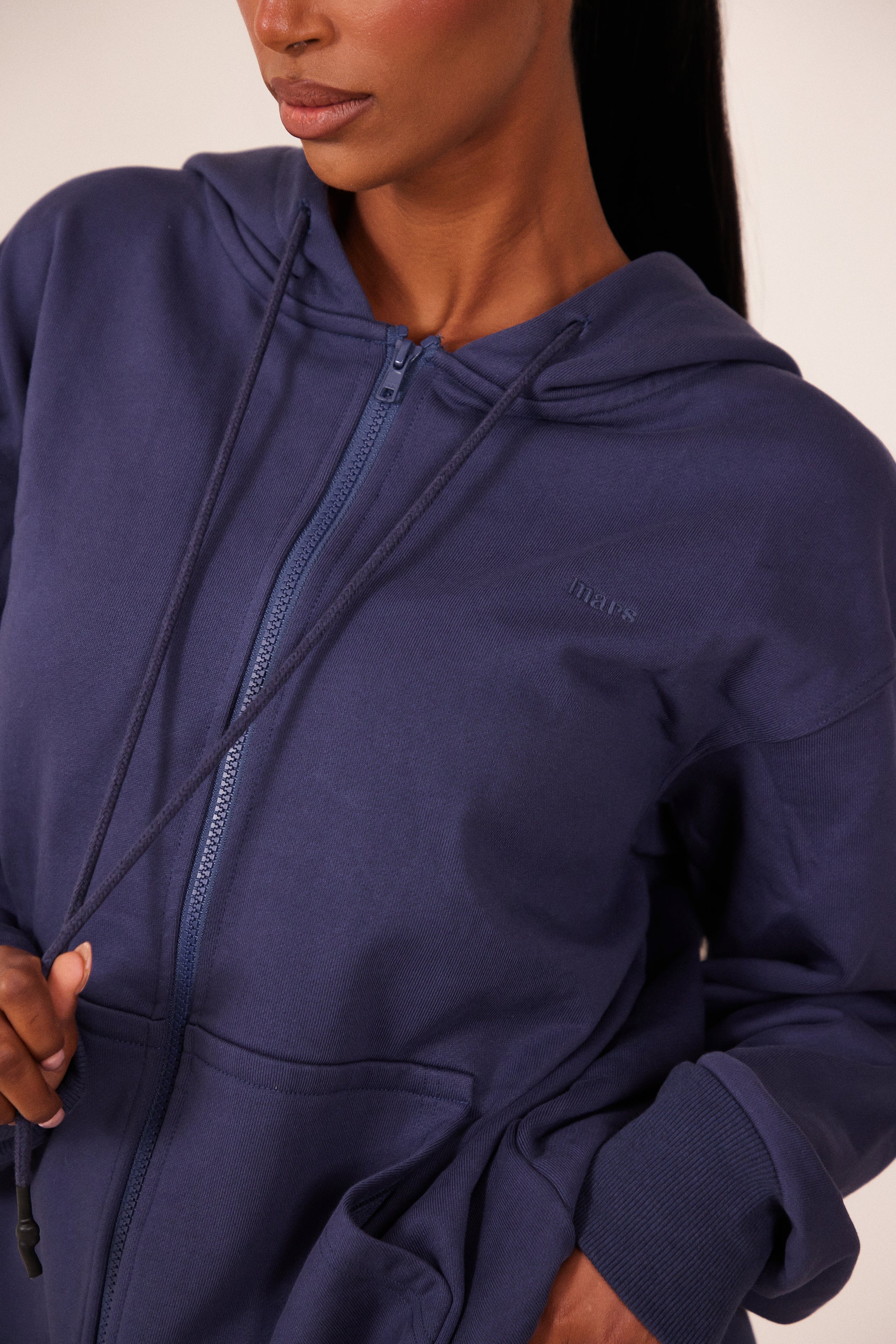 The Basic Jersey Jacket in Navy