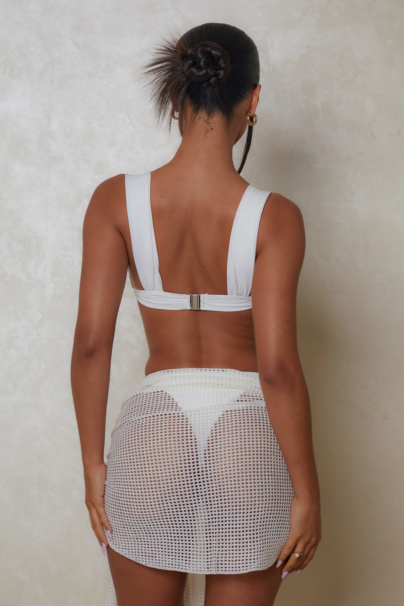 The Crochet Sarong in Cream