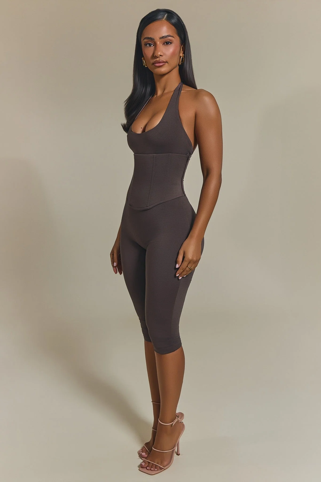 635-the-sandra-capri-corset-jumpsuit-in-brown-2.webp The Sandra Capri Corset Jumpsuit in Brown