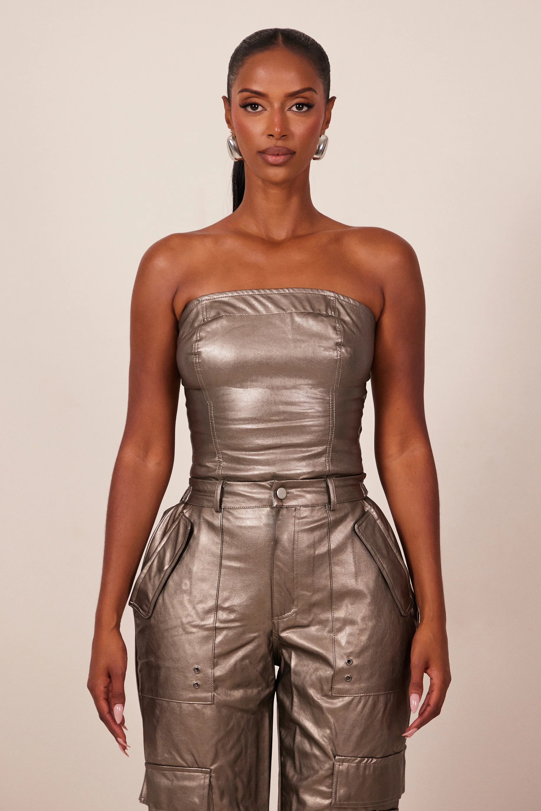 The Zeda Corset in Bronze