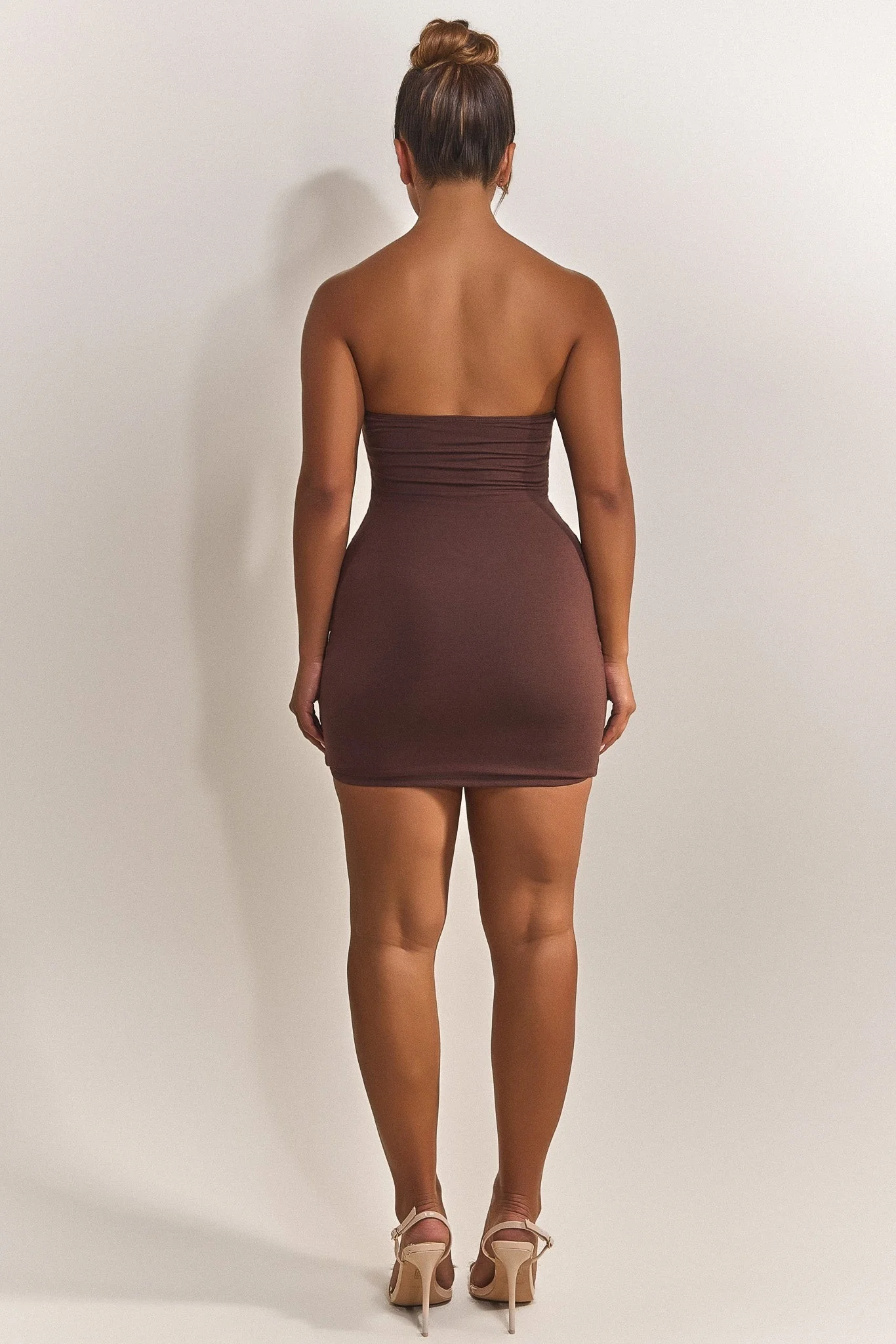 The Bandeau Cut Out Mini in Brown