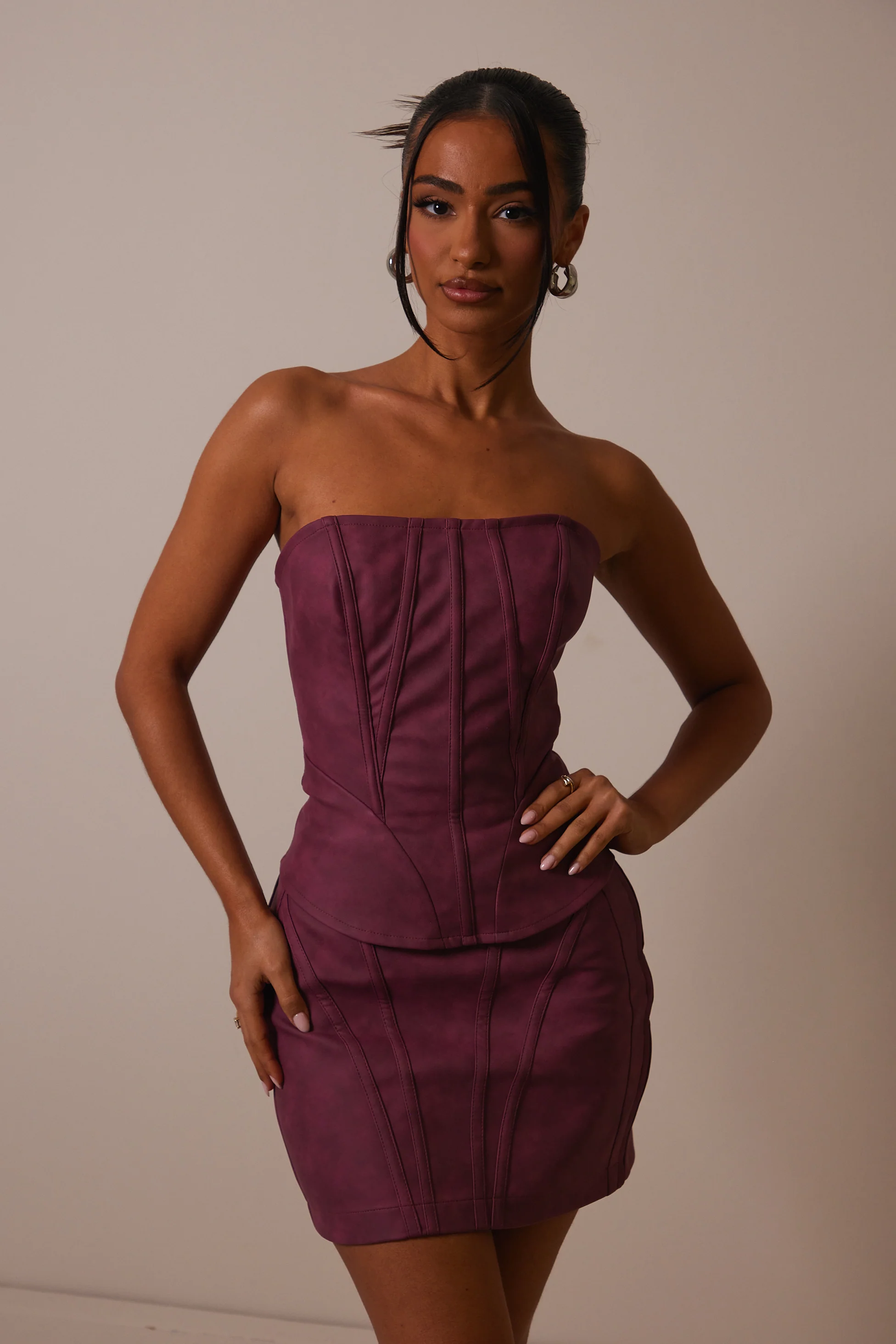 7265-the-leather-panel-corset-in-washed-purple-4.webp The Leather Panel Corset in Washed Purple