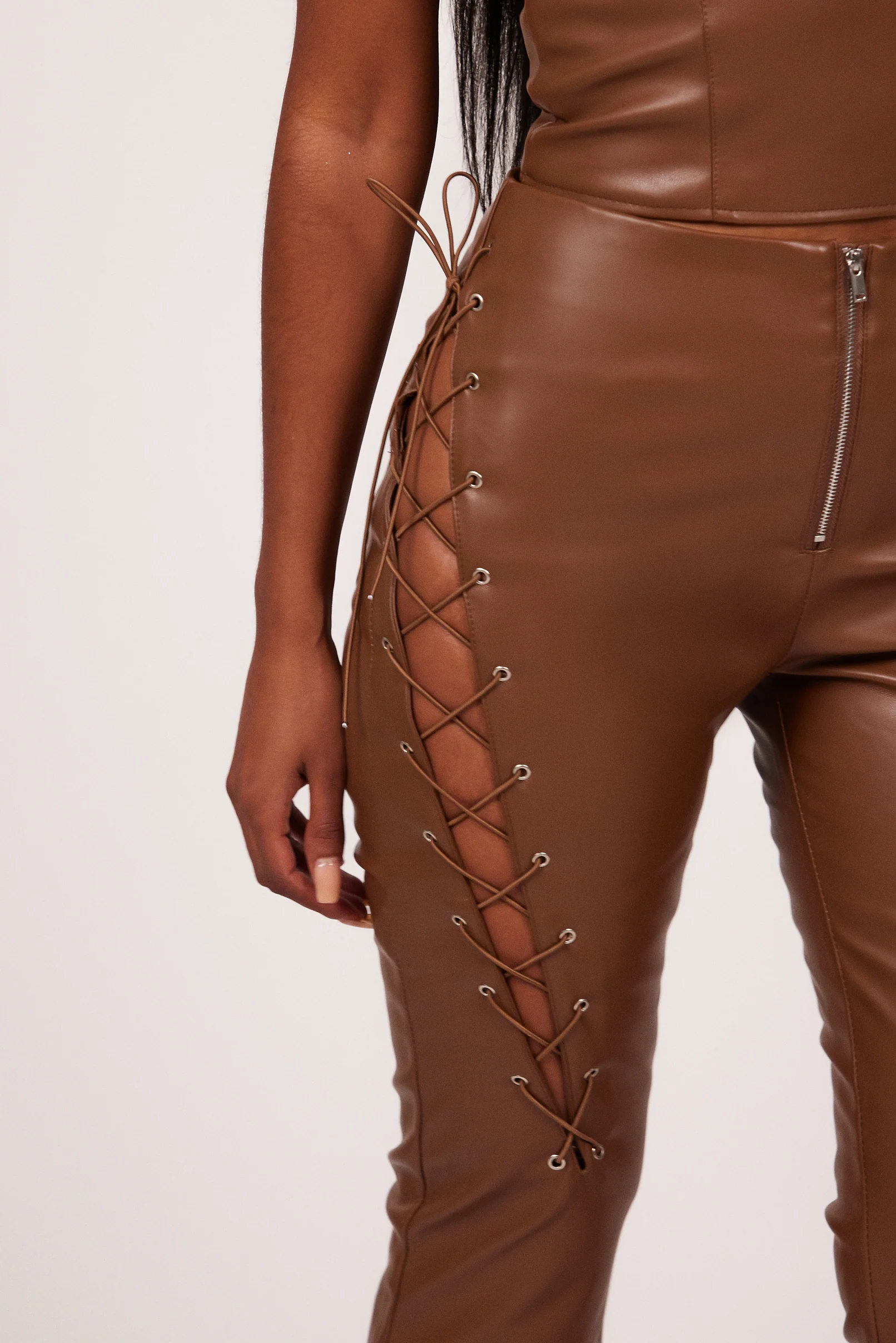 7281-the-leather-lace-up-skinny-trousers-in-brown-4.webp The Leather Lace Up Skinny Trousers in Brown
