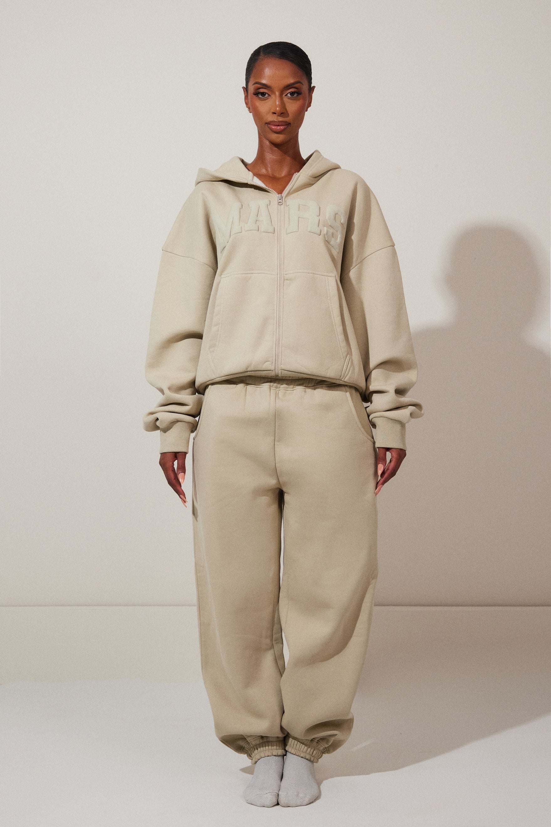 7415-the-graphic-varsity-cuffed-joggers-in-stone-1.jpg The Graphic Varsity Cuffed Joggers in Stone