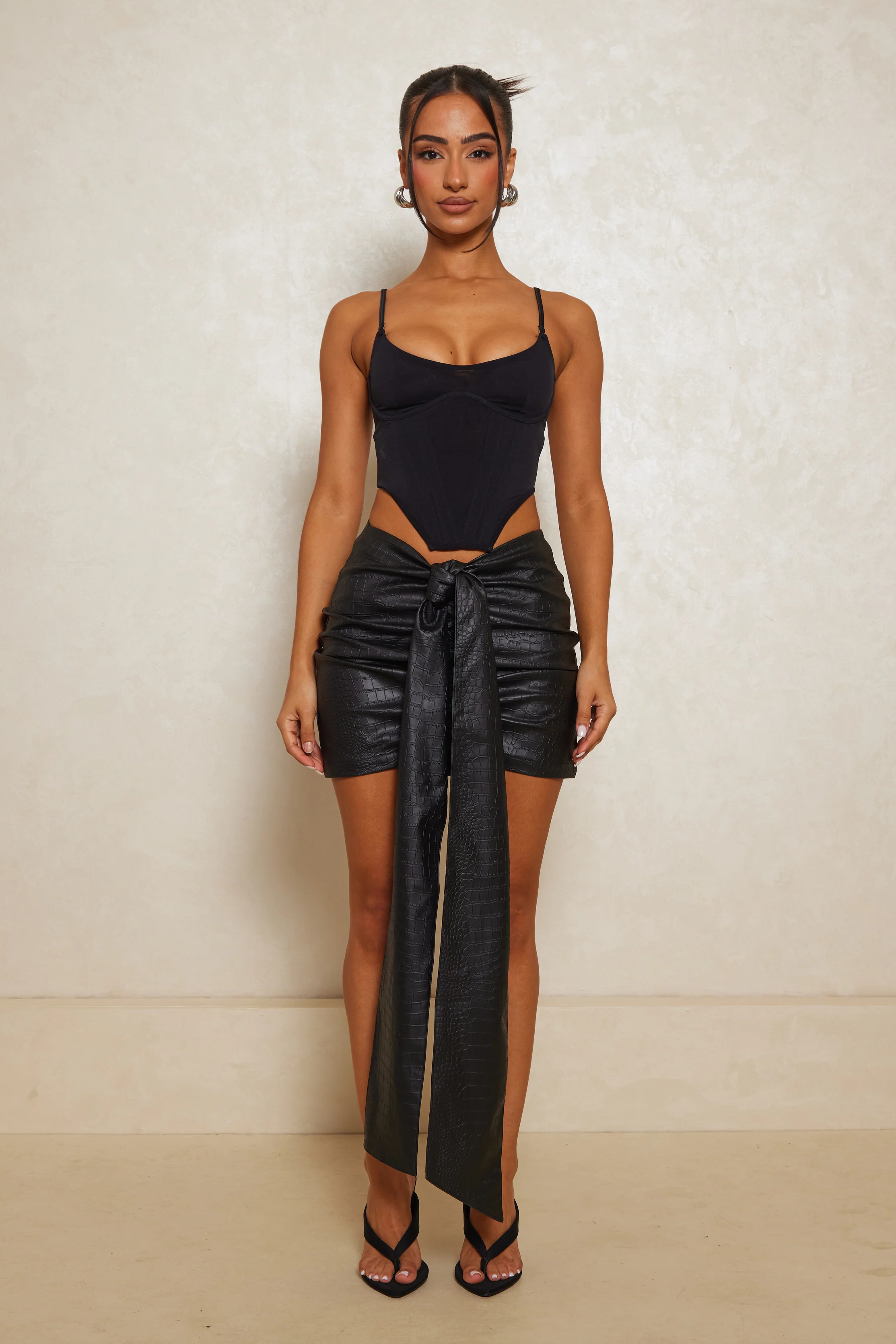 7438-the-croc-leather-skirt-in-black-5.webp The Croc Leather Skirt in Black